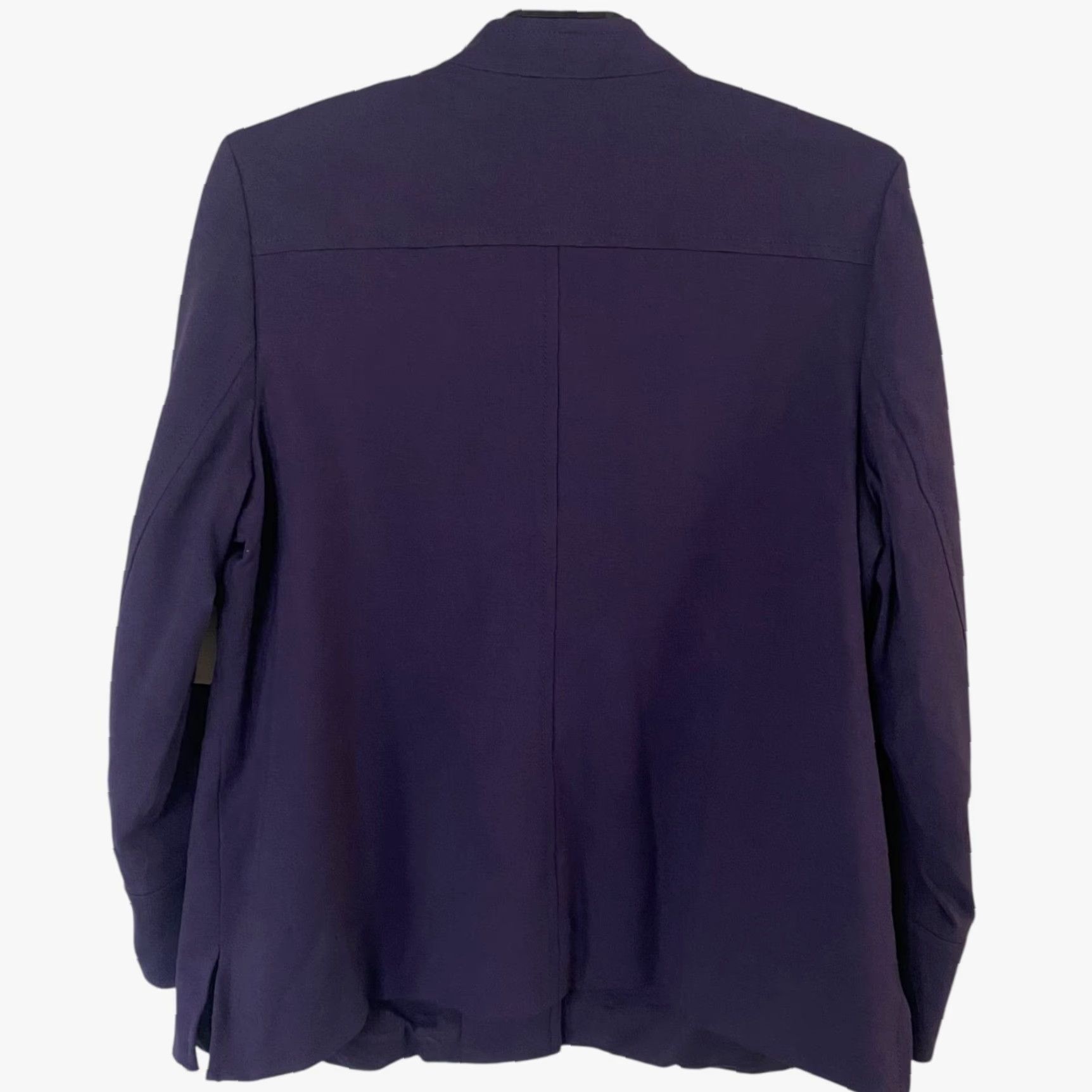 COLDWATER CREEK Plus Size 20-22 Purple Button-Front Ponte Jacket