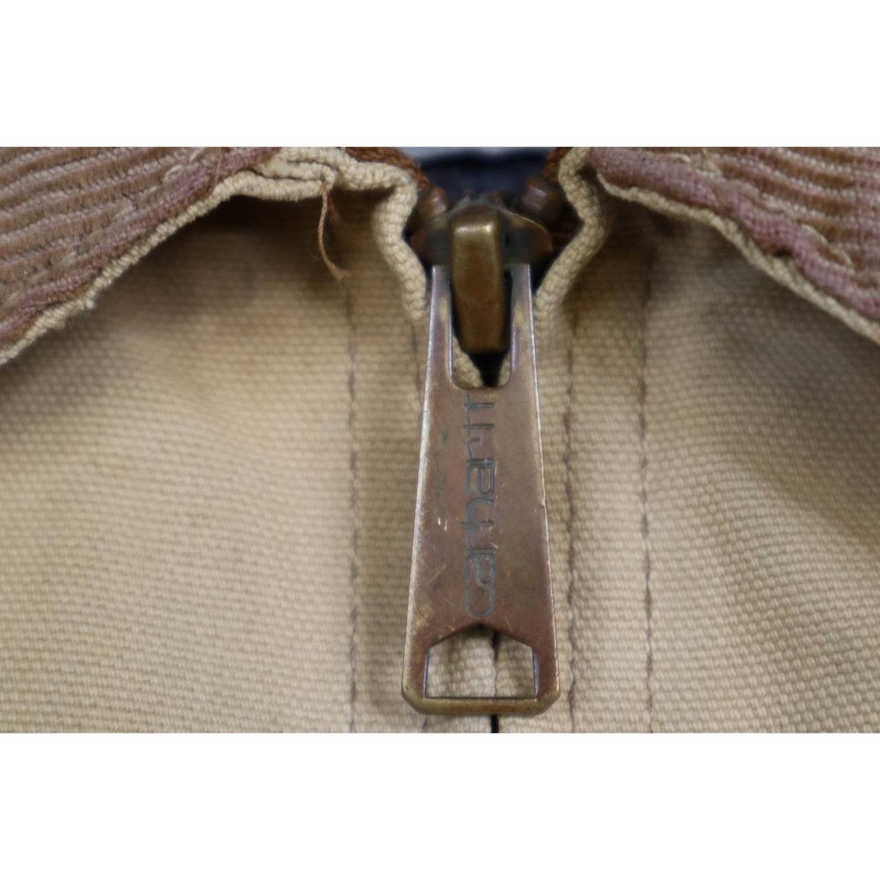 Carhartt Vintage 80s Carhartt Detroit Jacket XL Tan Canvas Workwear Size US XL / EU 56 / 4 - 10 Thumbnail