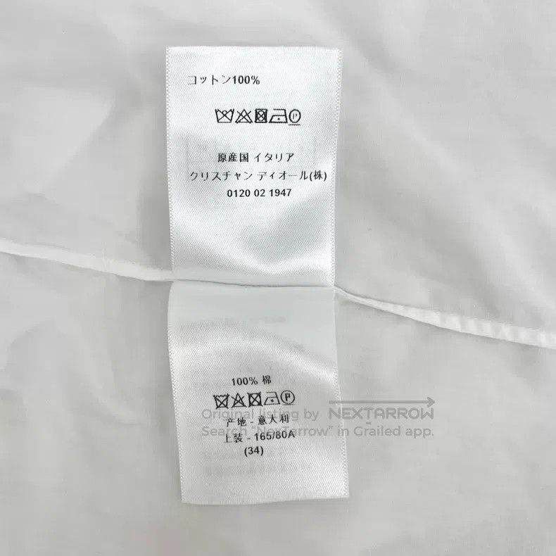 Dior Dior White bee embroidery cotton single-breasted long-slee Size XXS / US 00 / IT 34 - 6 Thumbnail