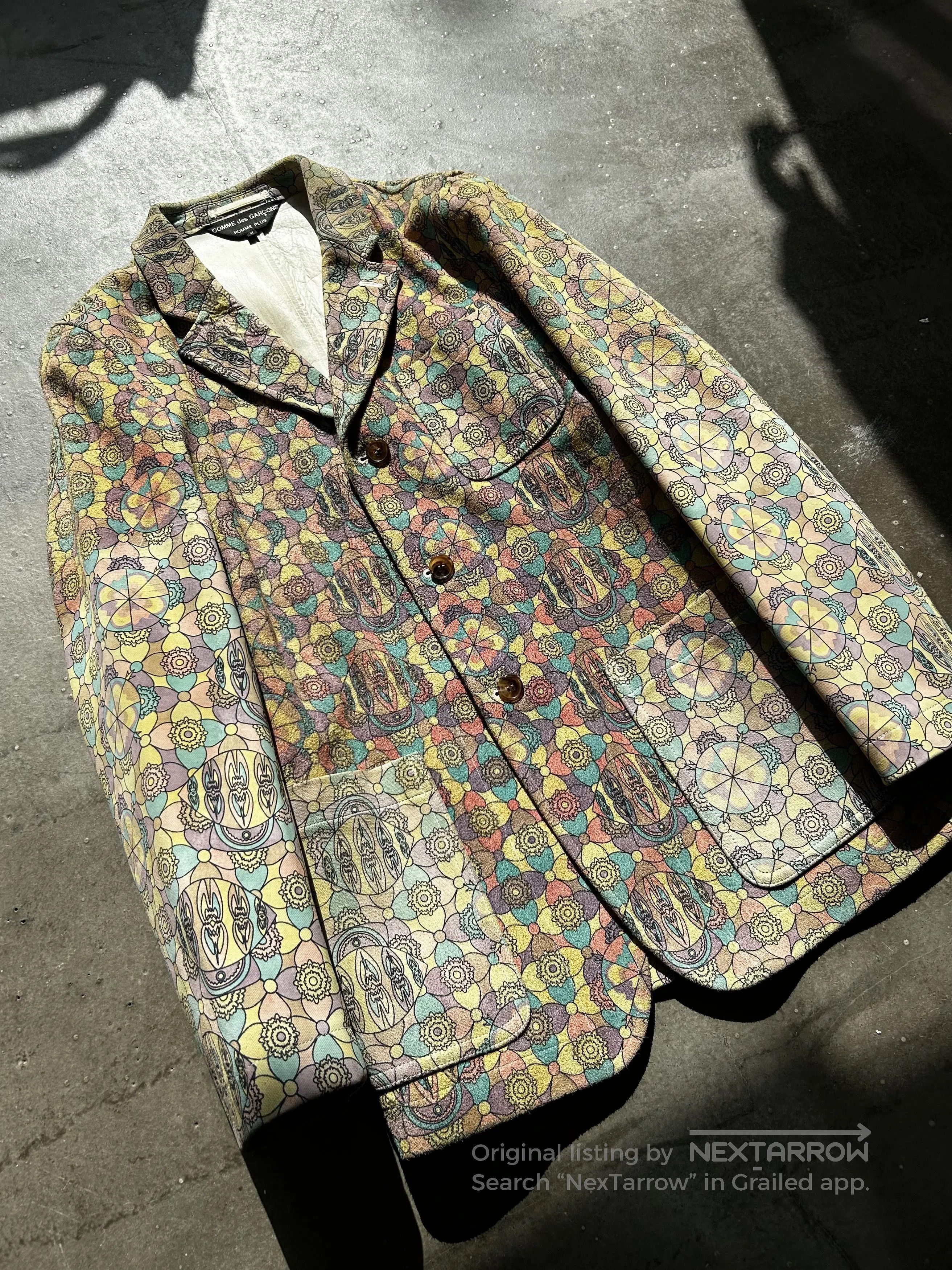 Comme des Garcons COMME des GARÇONS 01AW Runway Psychedelic Horse Leather Bla Size US M / EU 48-50 / 2 - 3 Thumbnail