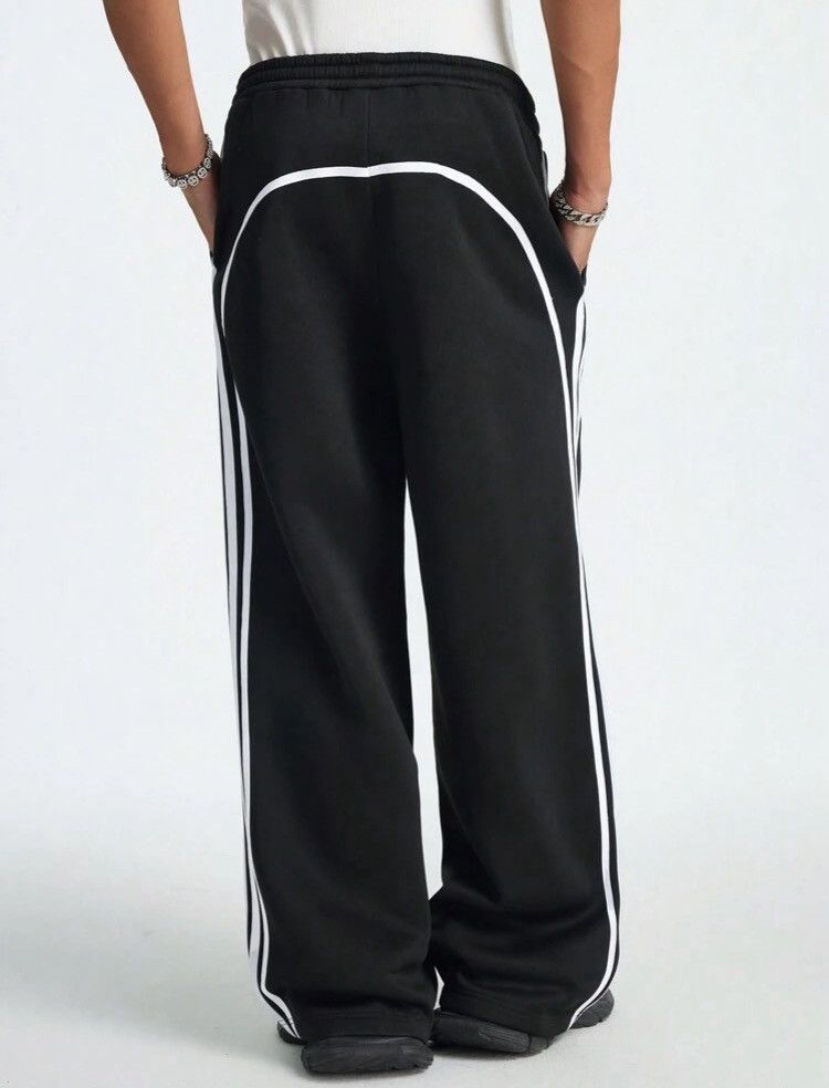 Japanese Brand Loose fit Stripe Lampas Y2K Sweatpants Size US 30 / EU 46 - 6 Thumbnail
