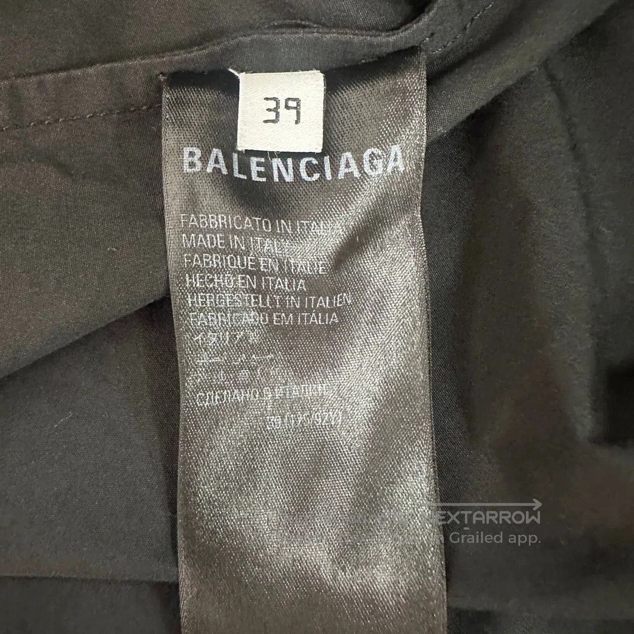 Balenciaga balenciaga lightning logo long sleeve shirt. Size US M / EU 48-50 / 2 - 5 Thumbnail