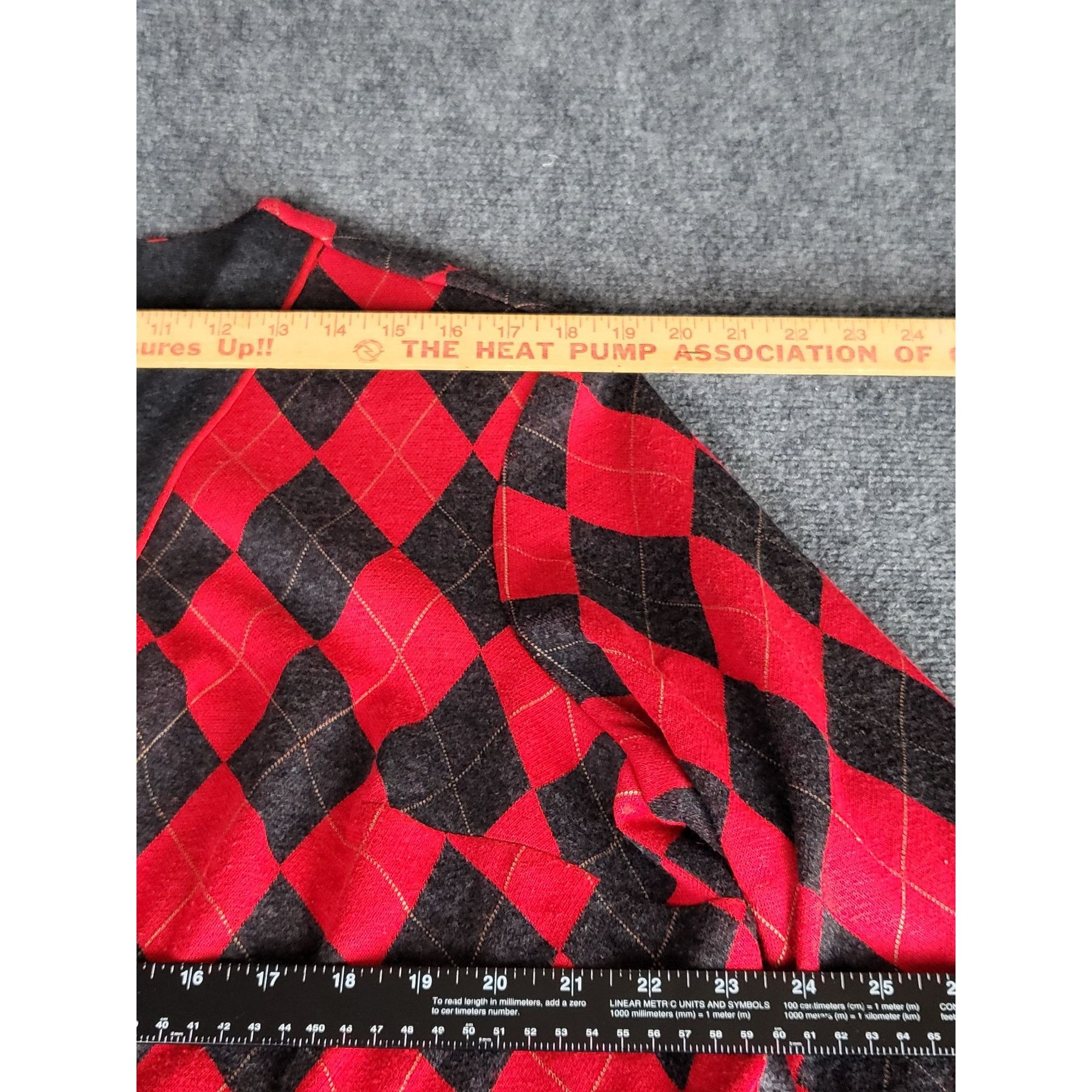 Vintage Vintage A.S. Elliott Cardigan Women Sz 20W Argyle Festive Ho Size XXL / US 16-18 / IT 52-54 - 6 Thumbnail
