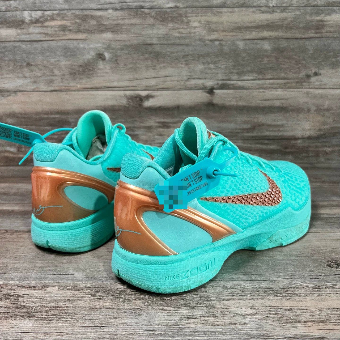 Nike Nike Kobe 6 'Liberty' Green IQ5774-300 46 Size US 12 / EU 45 - 3 Thumbnail