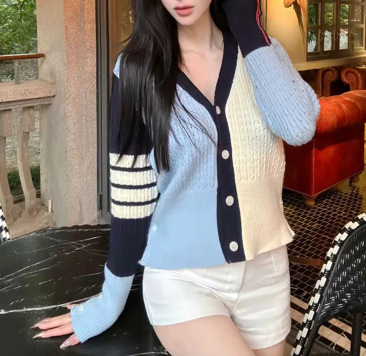 Thom Browne Thom Browne Color Blocked Knit Cardigan 42 98 New Size M / US 6-8 / IT 42-44 - 9 Thumbnail