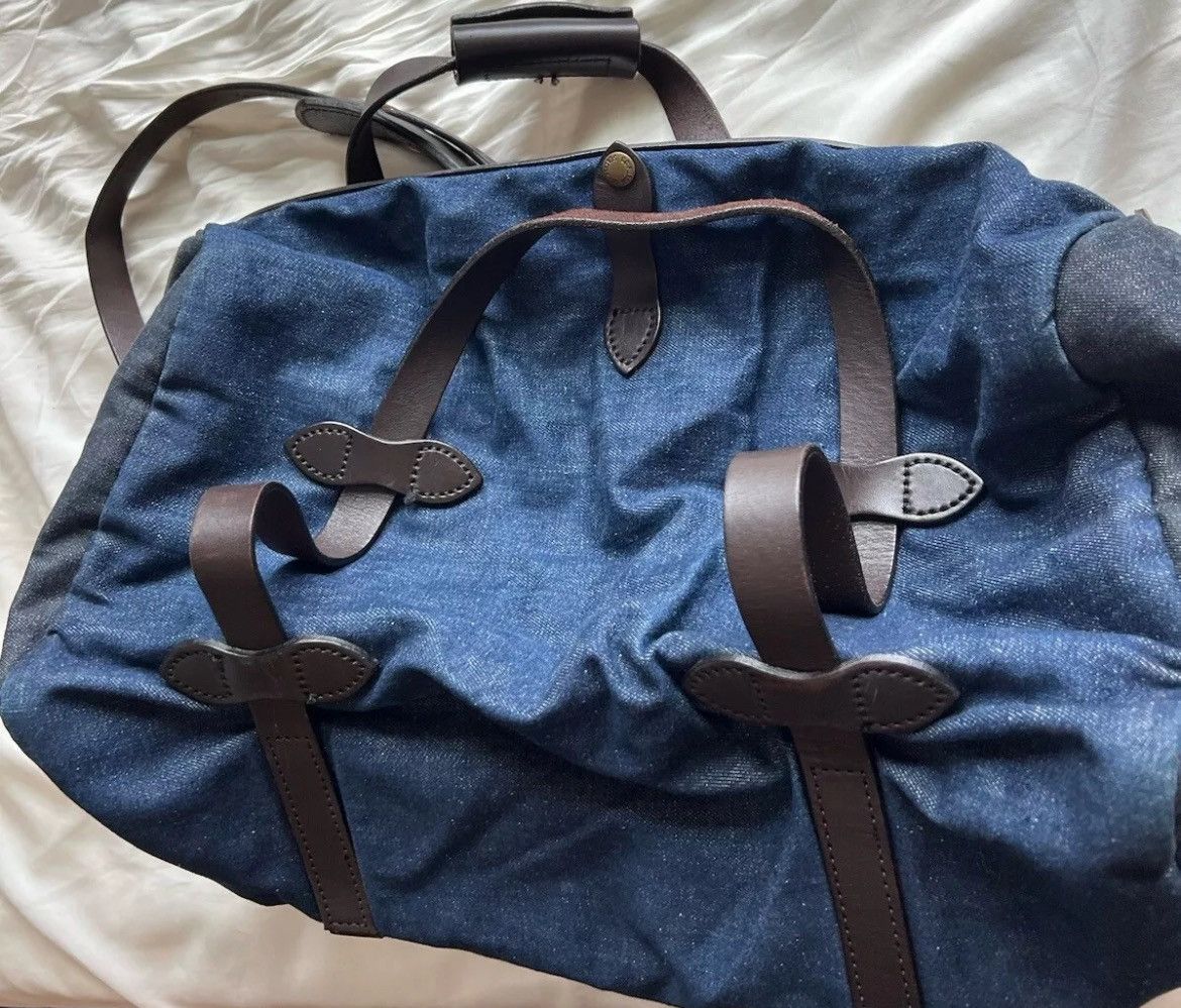 Filson × Levi's × Levi's Made & Crafted Levis x Filson USA Weekender Bag Denim/Leather Small Duffle Size ONE SIZE - 10 Thumbnail