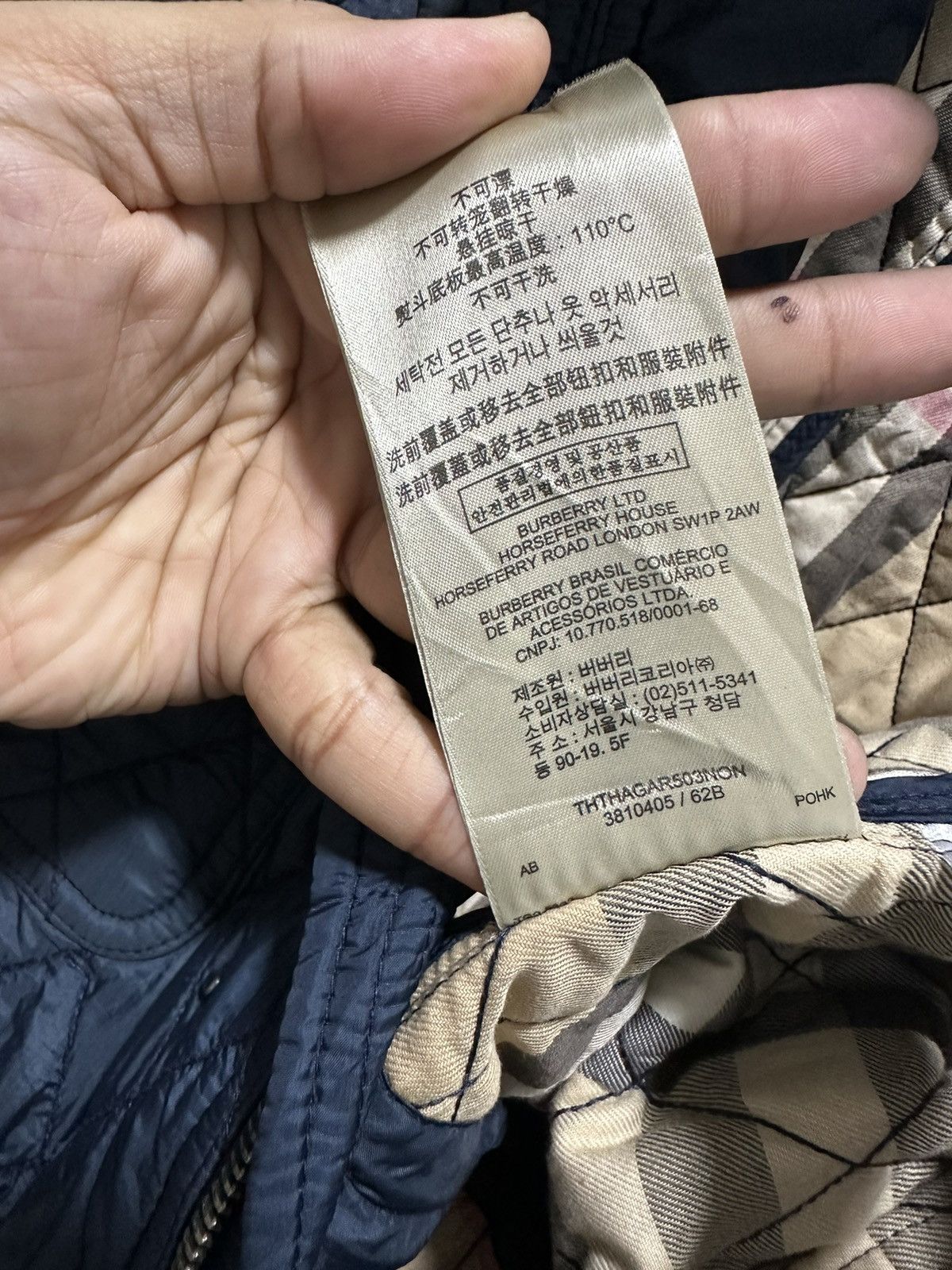 Burberry Burberry Brit Quilted Jacket Design Sun Faded Size US L / EU 52-54 / 3 - 11 Thumbnail