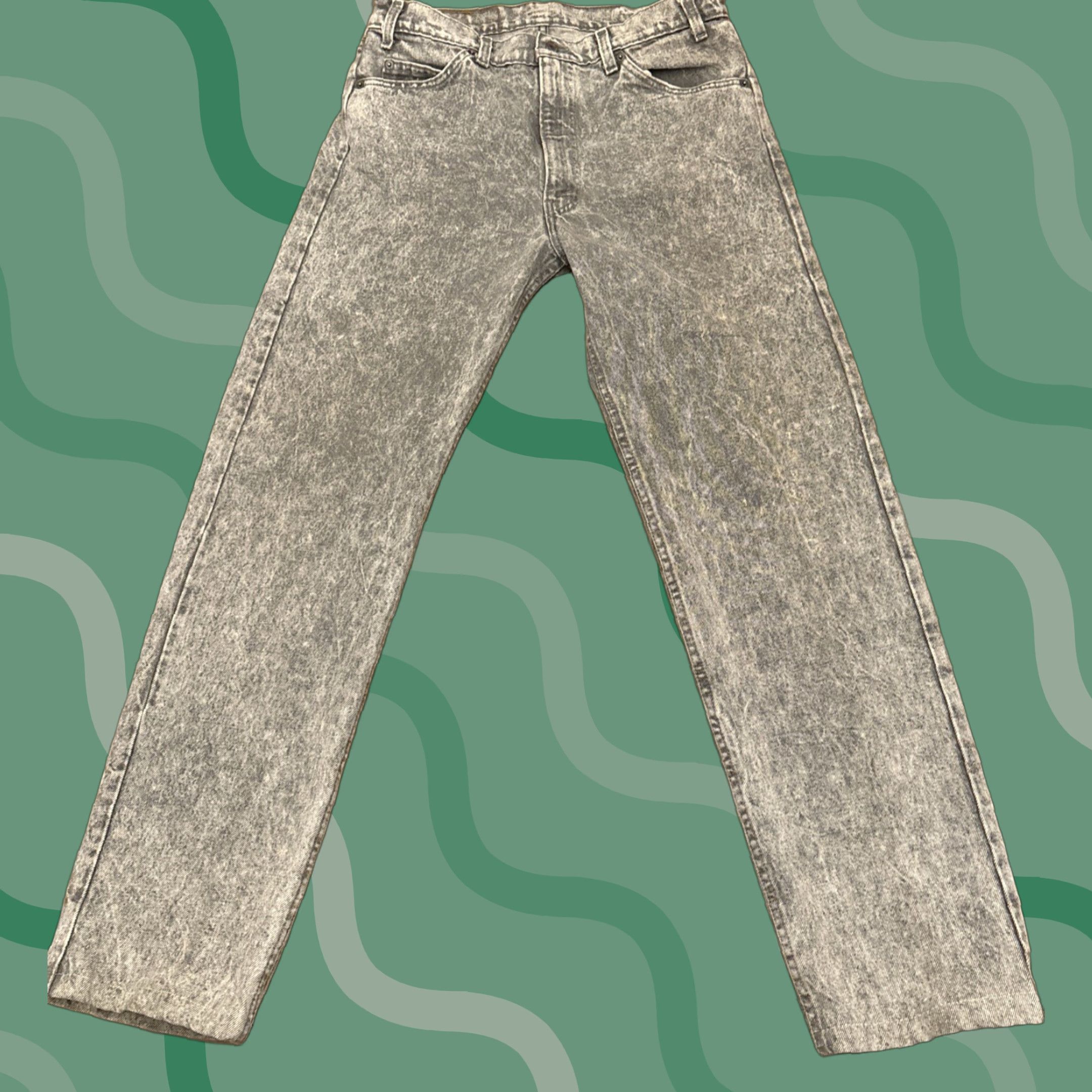 Levi's VINTAGE Levi's 505 Jeans Regular Fit Gray Stonewash 34x32 USA Men's 80s Size US 34 / EU 50 - 1 Thumbnail