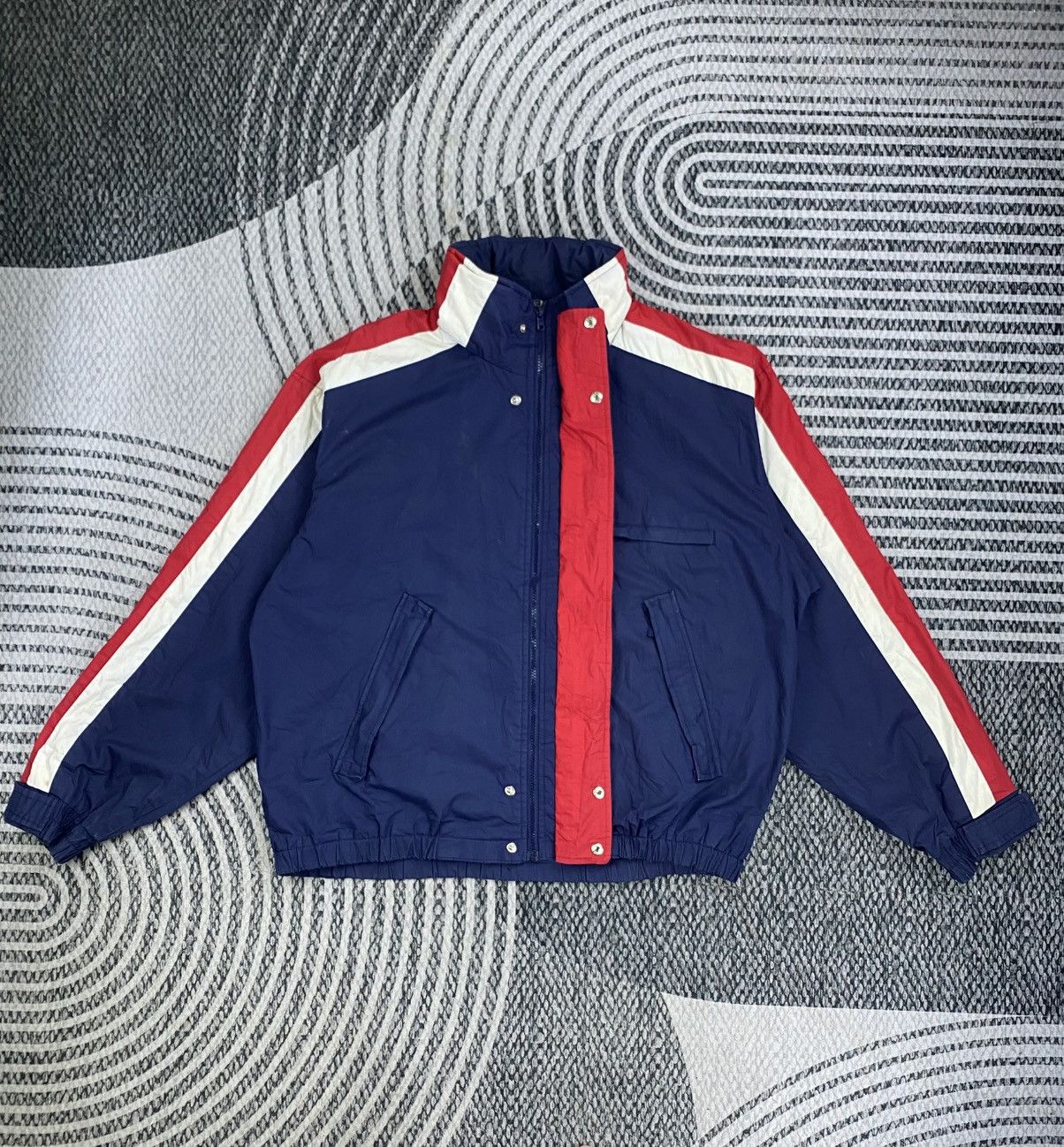 Towncraft 90s Towncraft Color Block Hidden Hoodie Zipper Jacket Size US XL / EU 56 / 4 - 6 Thumbnail