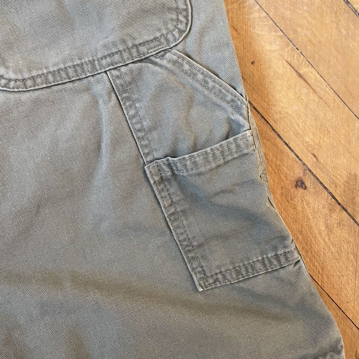 Carhartt Carhartt Carpenter Shorts Cargo Green Size US 29 - 3 Thumbnail