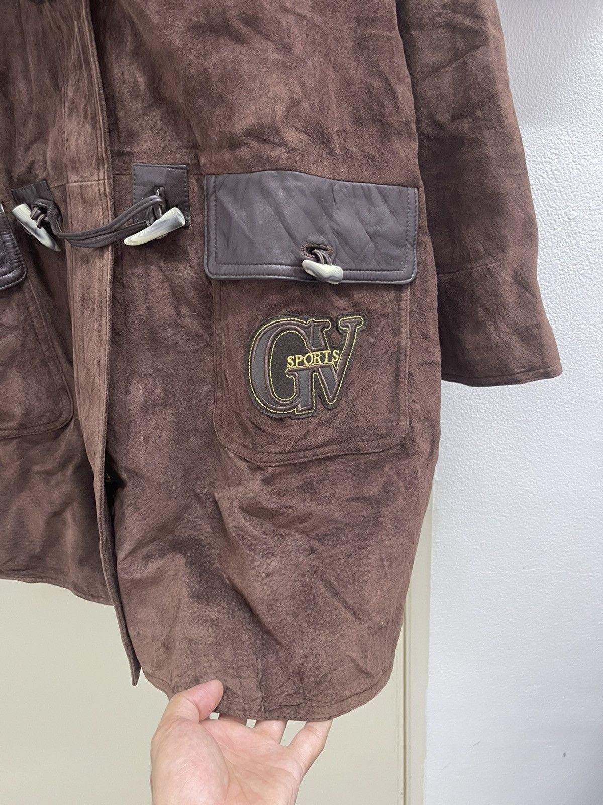 Gianni Valentino Vtg Gianni Valentino Fur Hoodie Leather Jacket Size US M / EU 48-50 / 2 - 15 Thumbnail