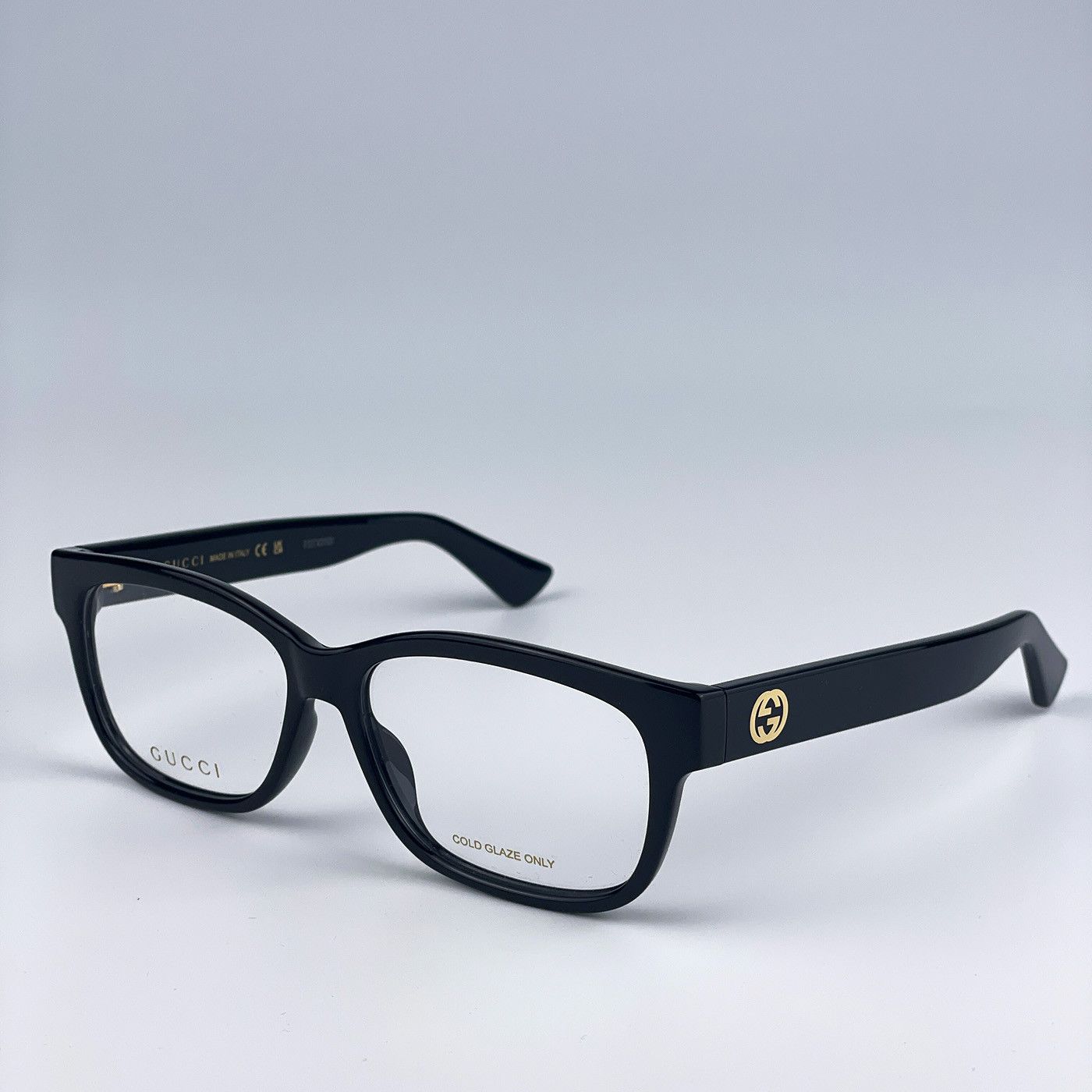 Gucci NEW Gucci GG1341O 001 Black Square Unisex Eyeglasses Size ONE SIZE - 5 Thumbnail