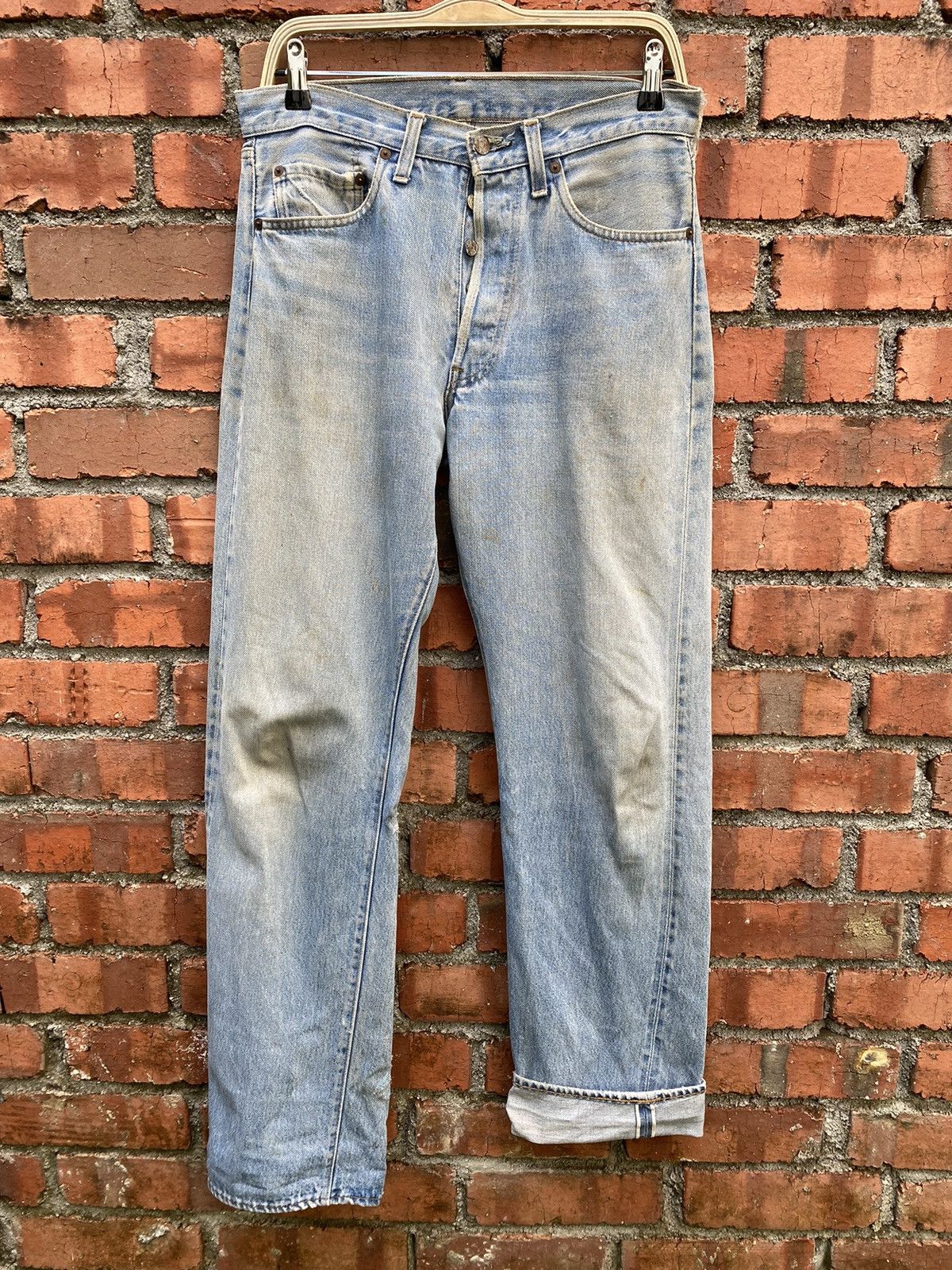 Levi's × Levi's Vintage Clothing × Vintage size 32x32 vintage levi's 501 redline distressed 80s USA Size US 32 / EU 48 - 1 Thumbnail