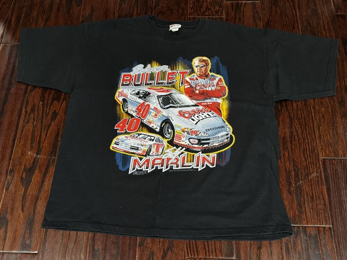 NASCAR Sterling Marlin “Silver Bullet” Racing tee Size US L / EU 52-54 / 3 - 1 Thumbnail