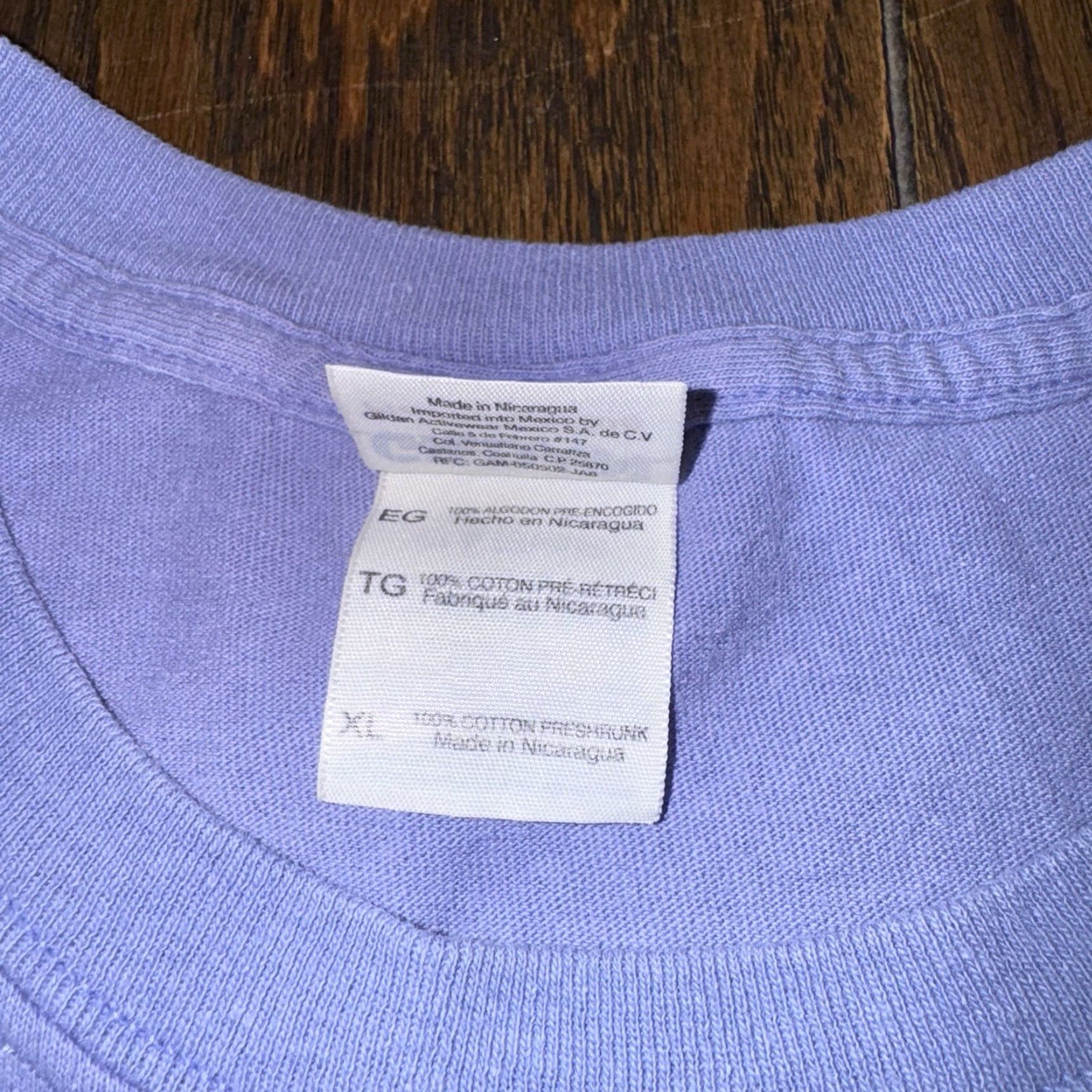 Fruit Of The Loom VINTAGE MC Lars Band T Shirt XL Purple - Hip Hop Nerdcore Ska Rap T-Shirt Men 2000s Gildan FP TPFR Size US XL / EU 56 / 4 - 6 Thumbnail