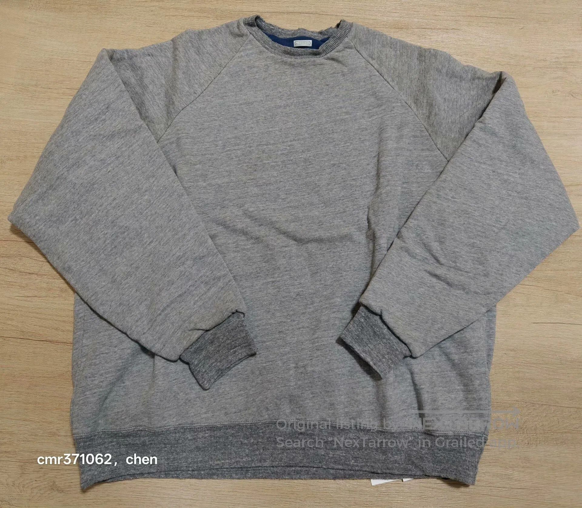 A.PRESSE A.PRESSE 26SS Vintage Reversible Sweatshirt. Size US M / EU 48-50 / 2 - 1 Thumbnail
