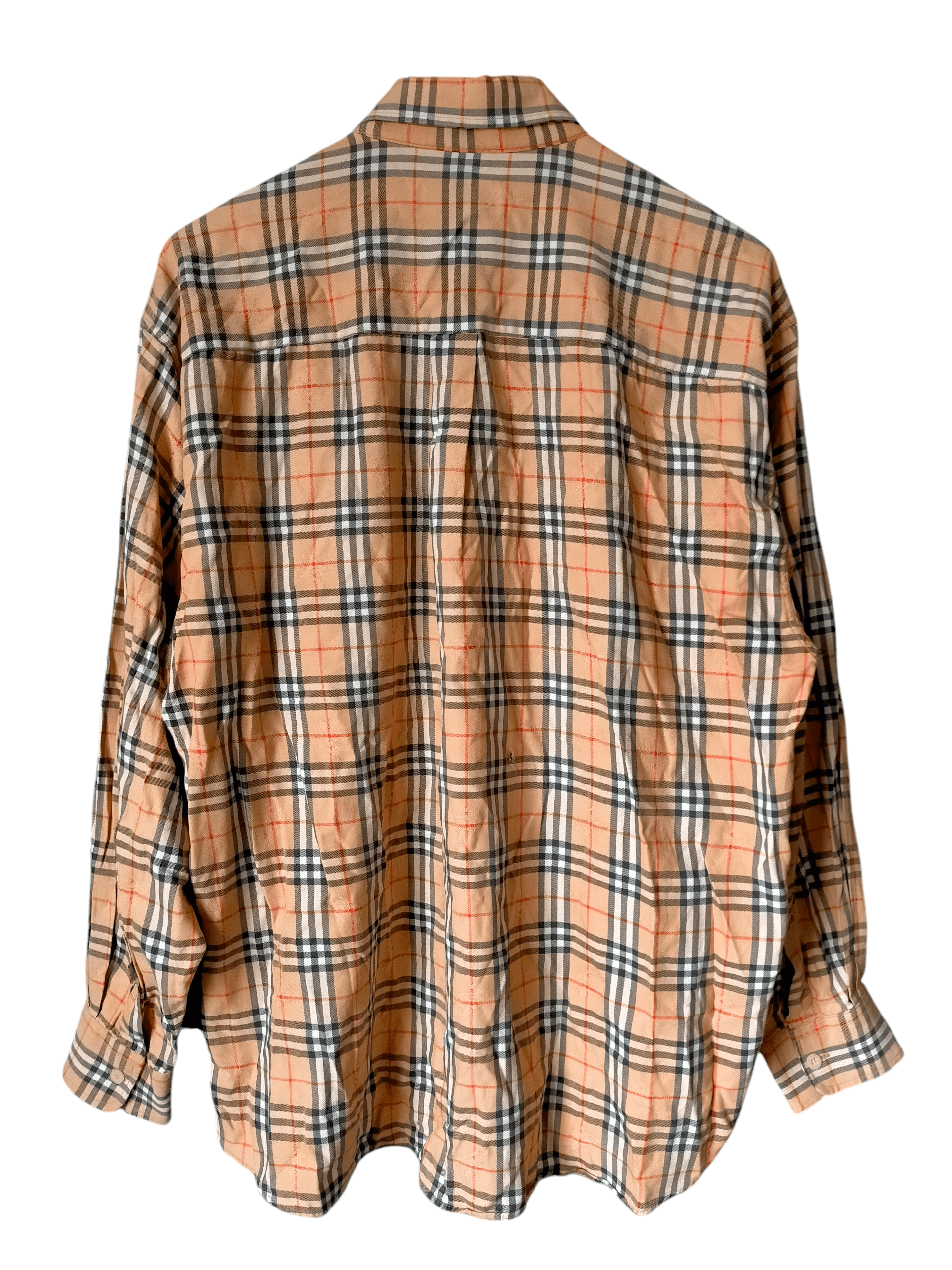 Burberry Vintage Burberry Nova Check England Button ups shirts Size US XL / EU 56 / 4 - 3 Thumbnail