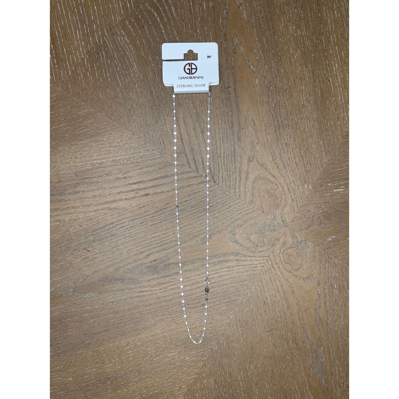 Giani Bernini Giani Bernini Sterling Silver Beaded Chain Necklace 20” Size ONE SIZE - 1 Thumbnail