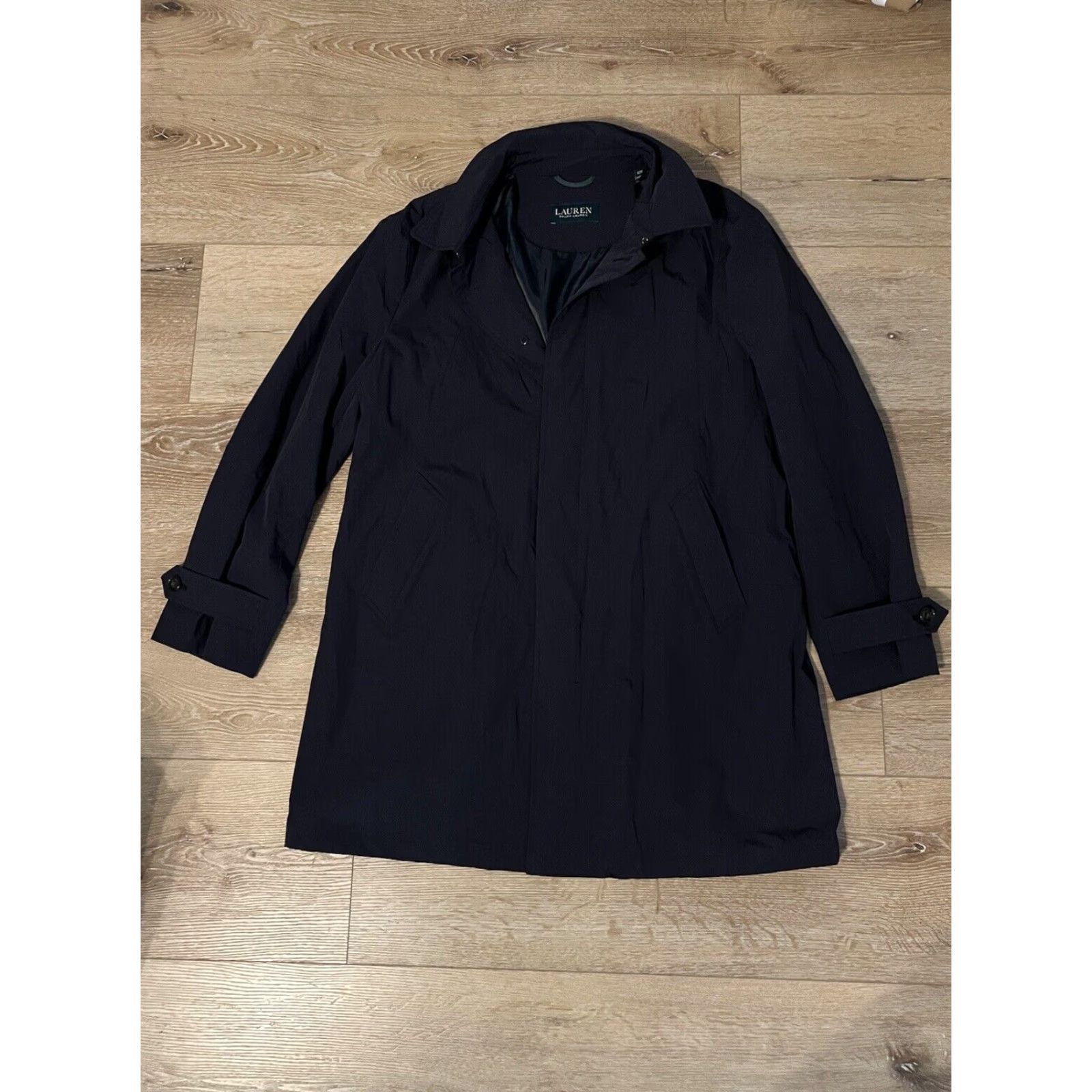 Ralph Lauren Lauren Ralph Lauren Mens Jacket 42R Blue Full Zip Nylon Shirt? Size US XS / EU 42 / 0 - 2 Thumbnail