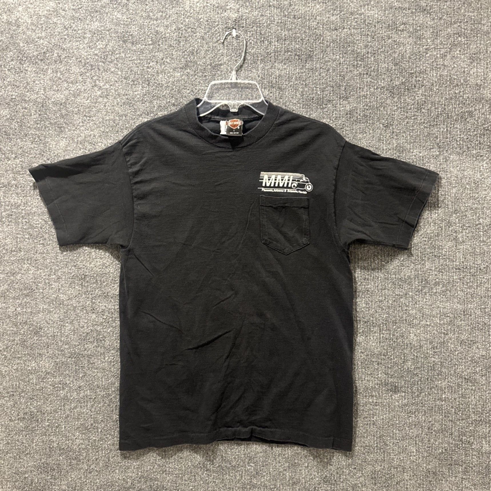 Harley Davidson VINTAGE Harley-Davidson Motorcycle Mechanics Institute Black T-Shirt Men’s L Mens Black 90s Size US L / EU 52-54 / 3 - 6 Thumbnail