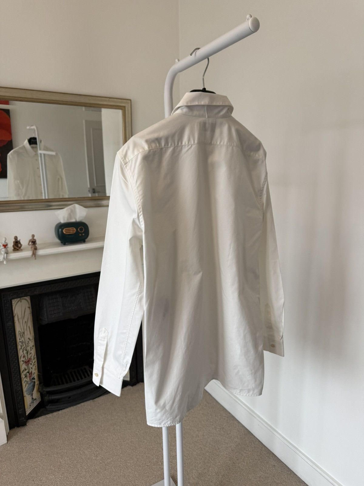 Saint Laurent Paris FW23' Saint Laurent Lavalliere-neck blouse in cotton poplin Size US M / EU 48-50 / 2 - 8 Thumbnail