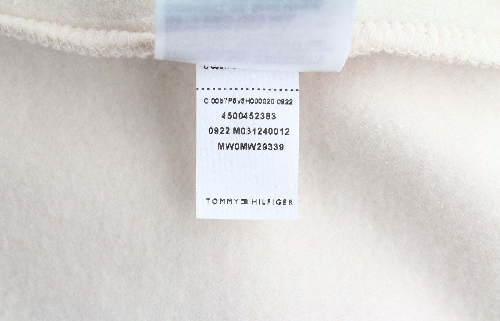 Tommy Hilfiger NEW GLOBAL STRIPE XL Feather White Hoodie 87400 Size US XL / EU 56 / 4 - 9 Thumbnail