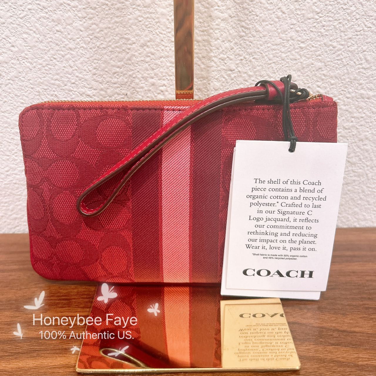 Coach Dempsey Large Corner Zip Wristlet C8841 Size ONE SIZE - 3 Thumbnail