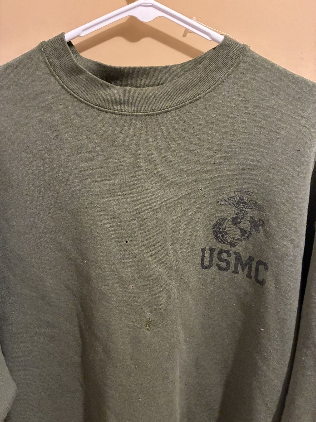Vintage Vintage Marines sweater Size US XL / EU 56 / 4 - 2 Thumbnail