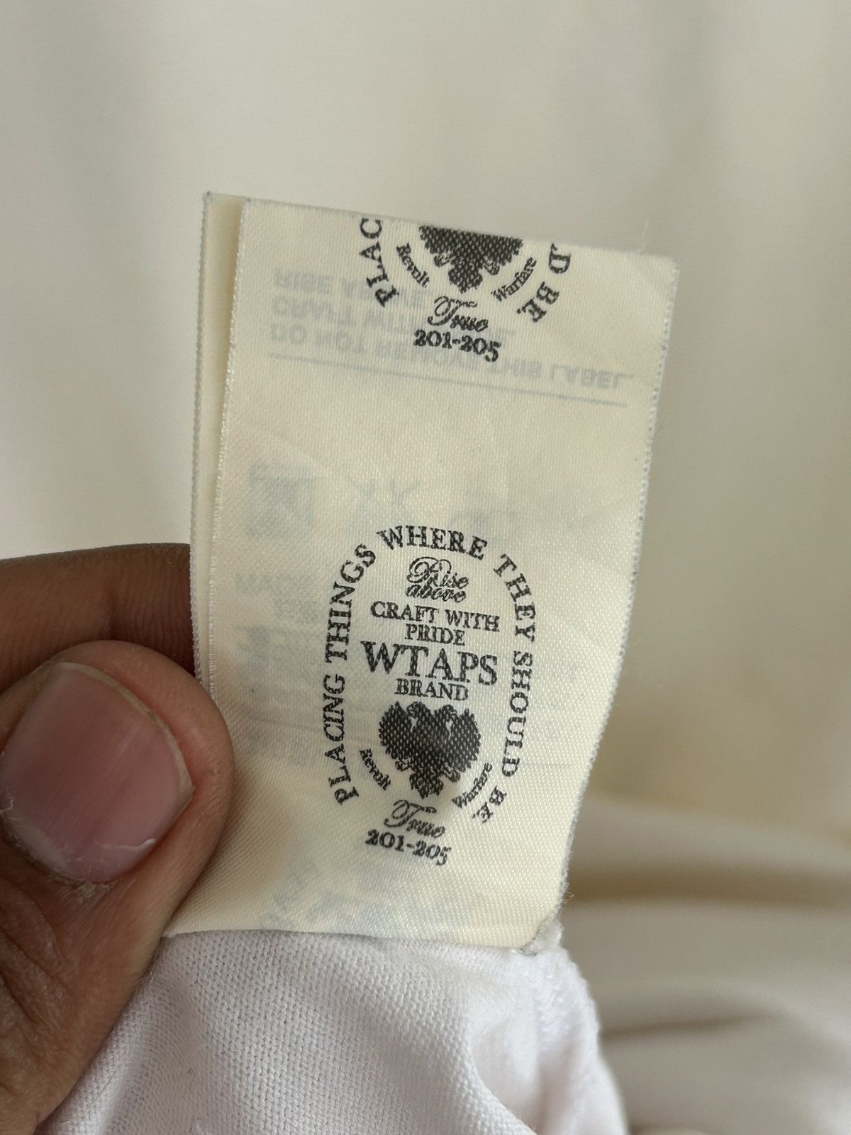 Wtaps Wtaps Extreme Prejudice Vintage White Punk Tee Size US M / EU 48-50 / 2 - 9 Thumbnail
