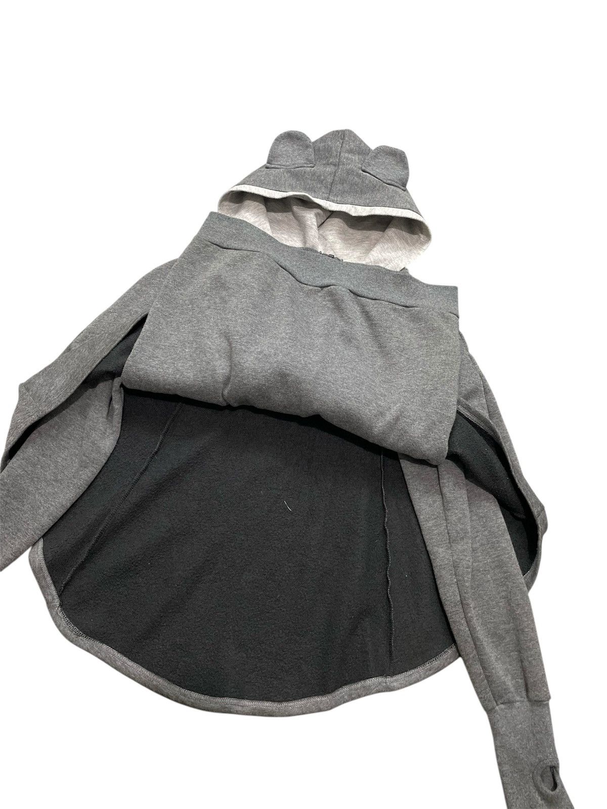 Japanese Brand ARCHIVE UNKNOWN BRAND BAT HOODIE ISSEY MIYAKE MERCI STYLE Size US M / EU 48-50 / 2 - 8 Thumbnail