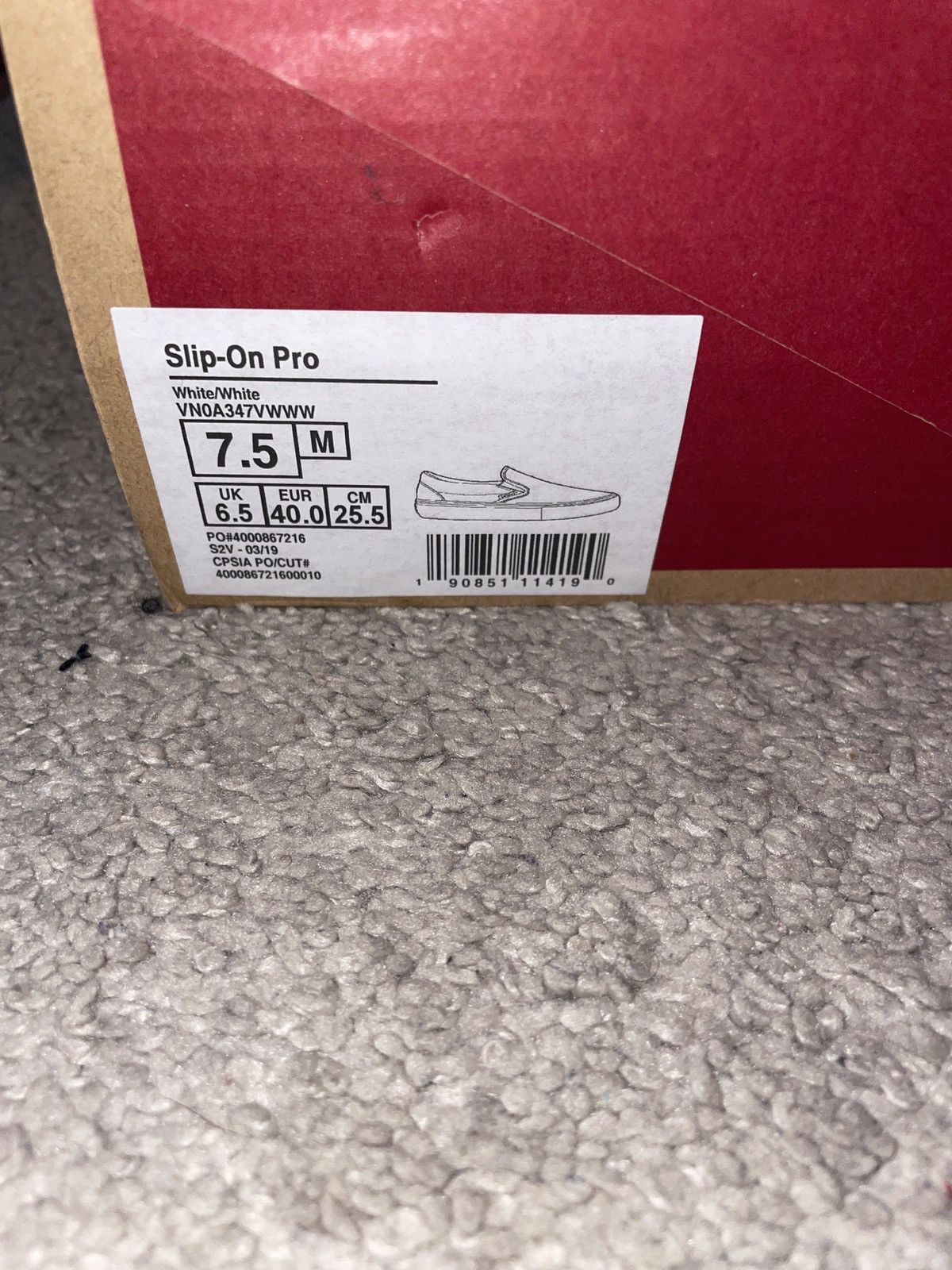 Vans Custom slip on Vans Size US 7.5 / EU 40-41 - 7 Thumbnail