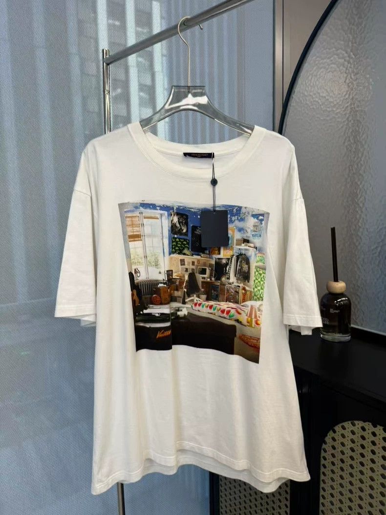 Louis Vuitton Louis Vuitton Oil Painting Graffiti T-shirt Size US L / EU 52-54 / 3 - 1 Thumbnail