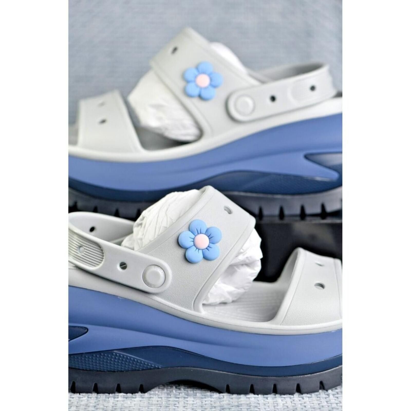 Crocs Crocs Classic Mega Crush Matte Sandal | Mirage/Multi Size US 9 / IT 39 - 2 Thumbnail