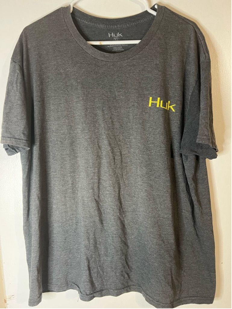 Other Men's Huk T-Shirt XL Gray Graphic Tee Size US XL / EU 56 / 4 - 1 Thumbnail