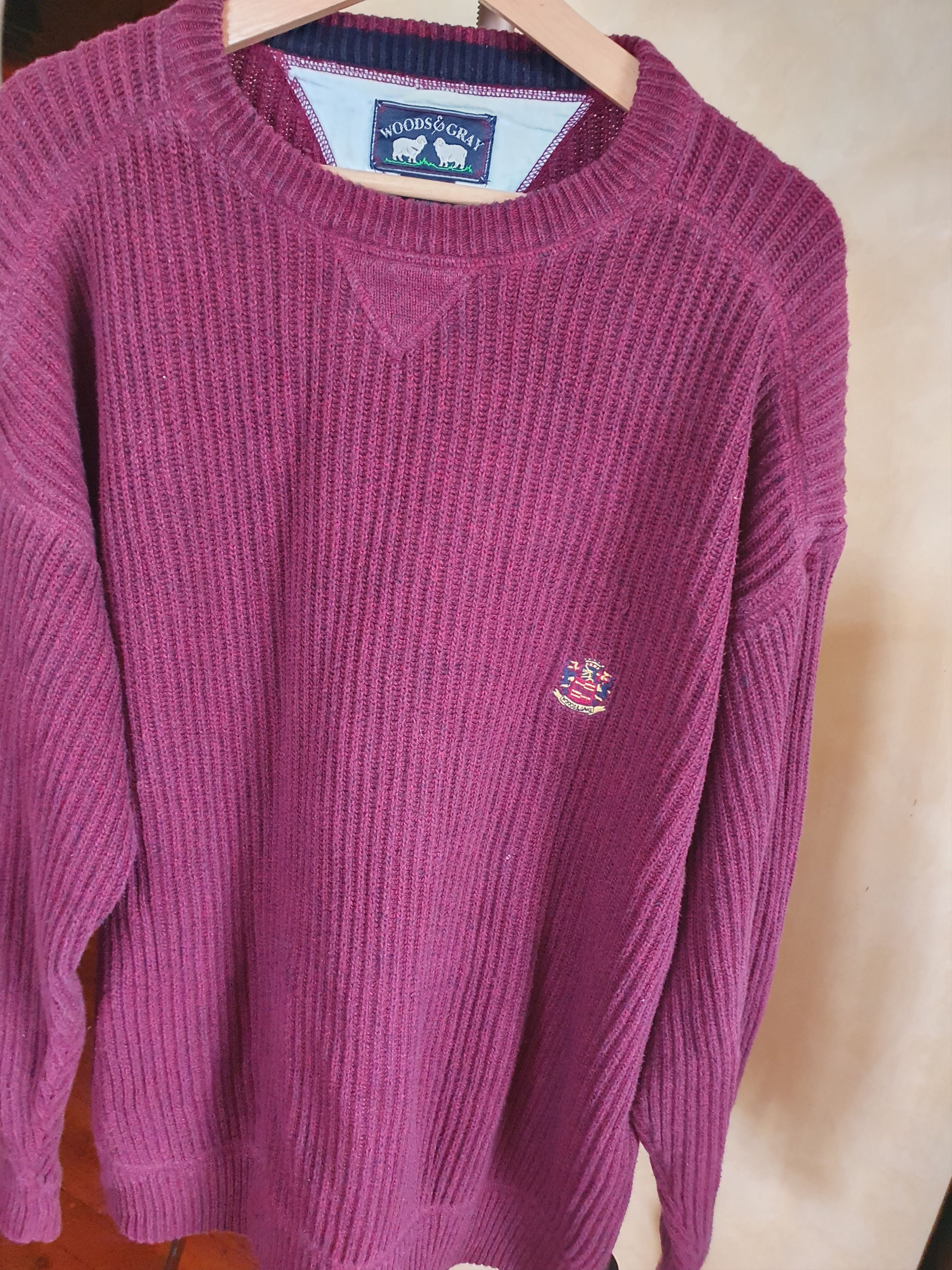Other Woods & Gray Cotton Sweater Ribbed Cotton Sailor sz XL Size US XL / EU 56 / 4 - 1 Thumbnail