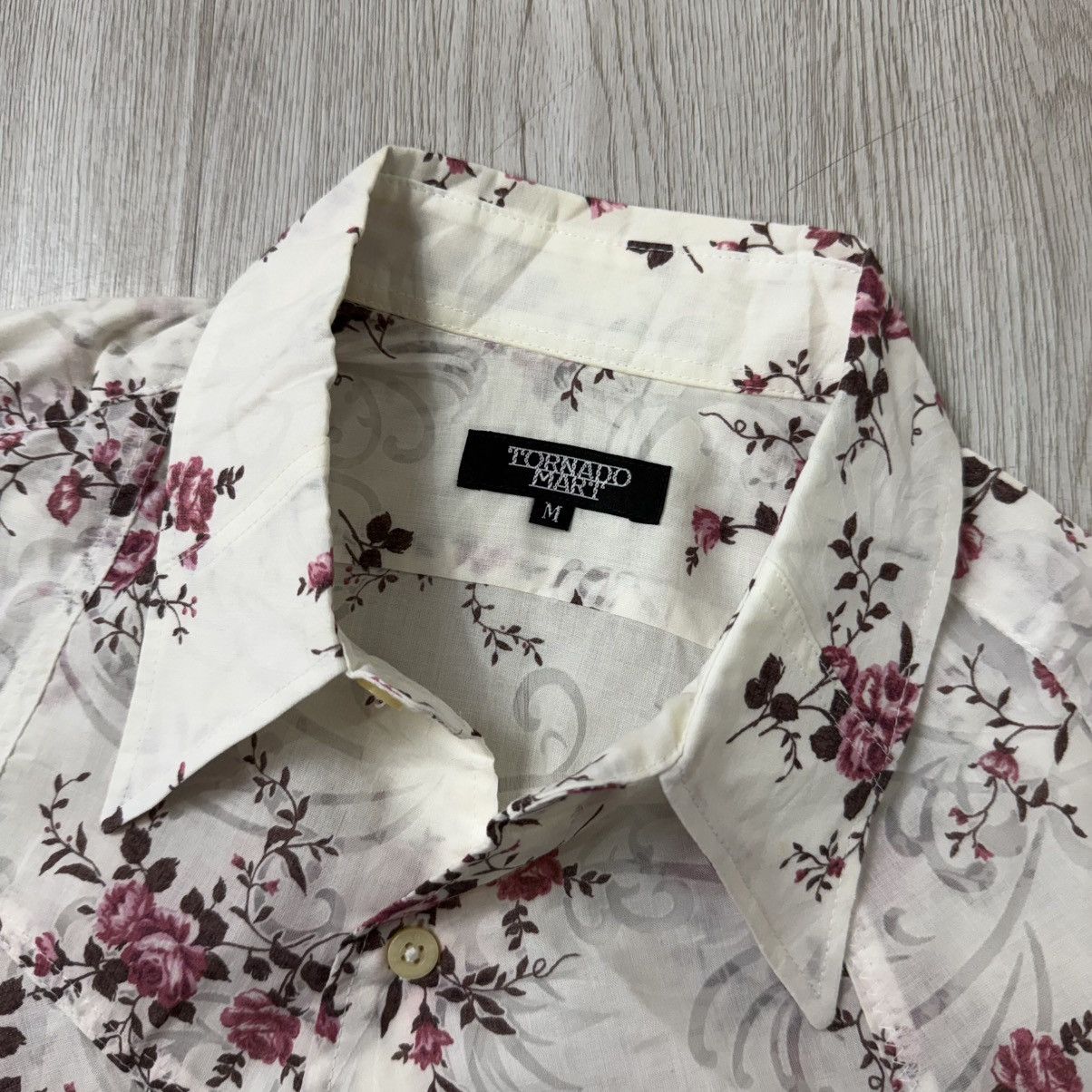 Tornado Mart Tornado Mart flower print button shirt Size M / US 6-8 / IT 42-44 - 7 Thumbnail