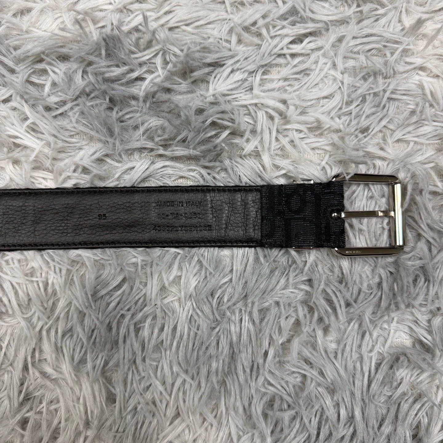 Dior dior black woven leather belt size 95 Size ONE SIZE - 3 Thumbnail