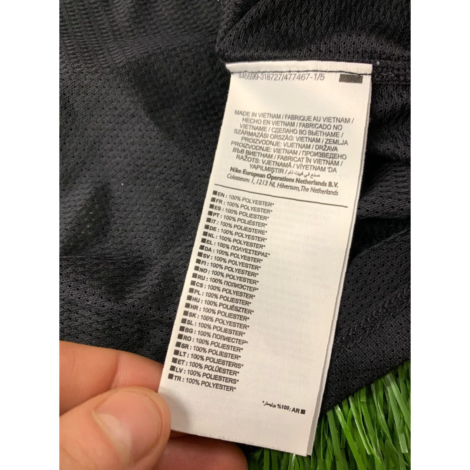Nike Nike Racer Running Dri-Fit 2015 Original Training Run Men Shirt Jersey XXL Black Short Sleeve Crew Neck 100% Polyester Sports Tee Mens Size US XXL / EU 58 / 5 - 6 Thumbnail