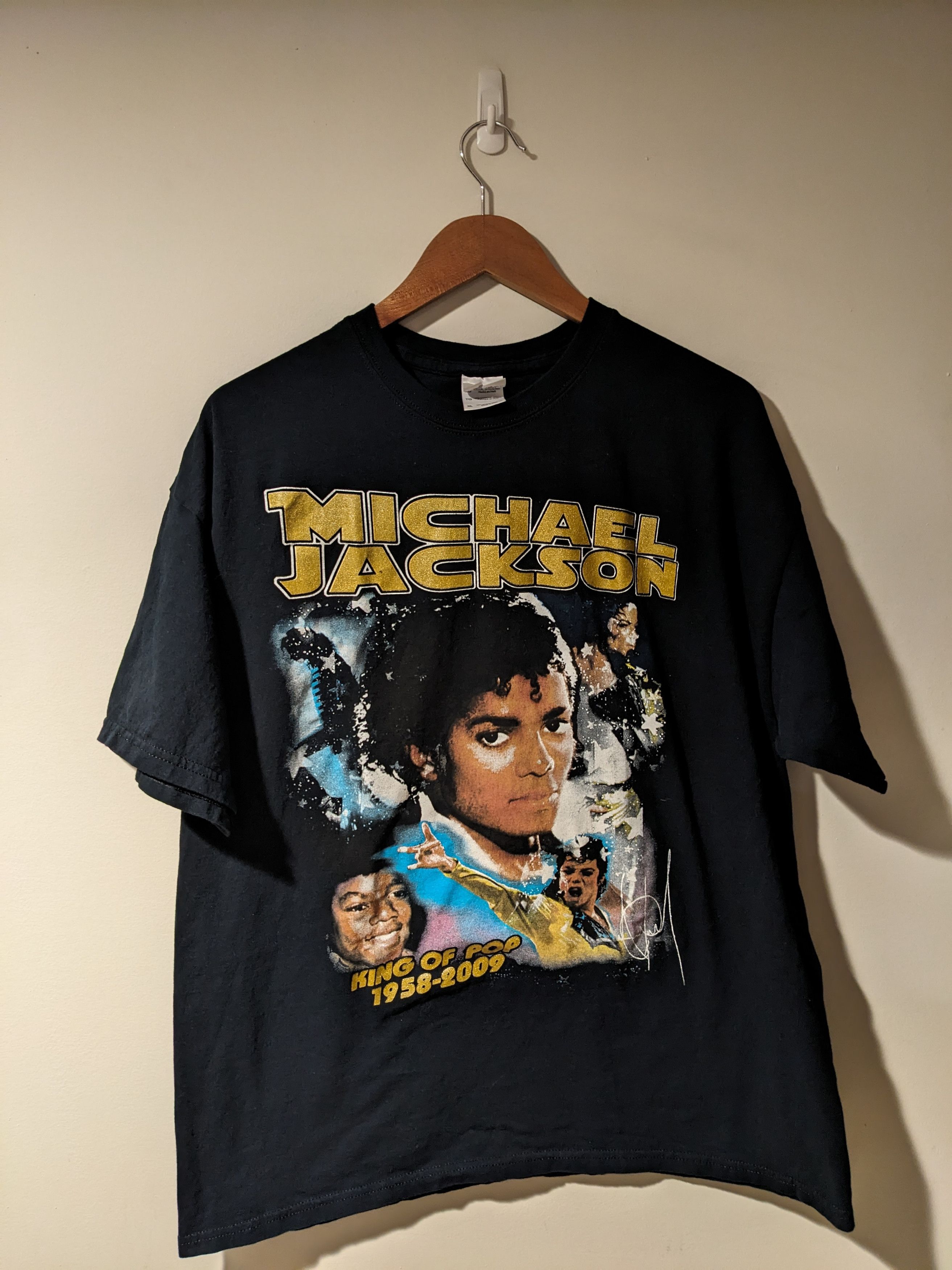 Michael Jackson × Vintage Vintage 2009 Michael Jackson Rap Memorial X-Large T-Shirt Size US XL / EU 56 / 4 - 1 Thumbnail