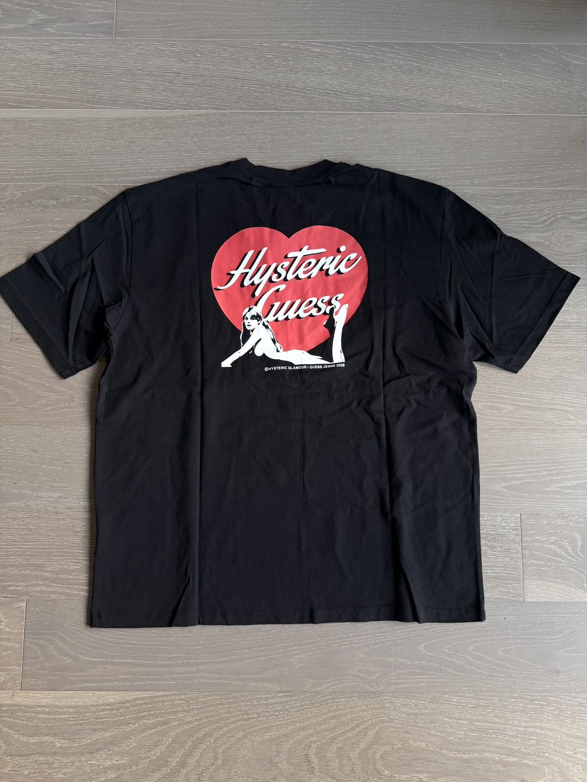 Hysteric Glamour MEDIUM HYSTERIC GLAMOUR x GUESS JEANS PRINTED HEART TEE Size US M / EU 48-50 / 2 - 1 Thumbnail