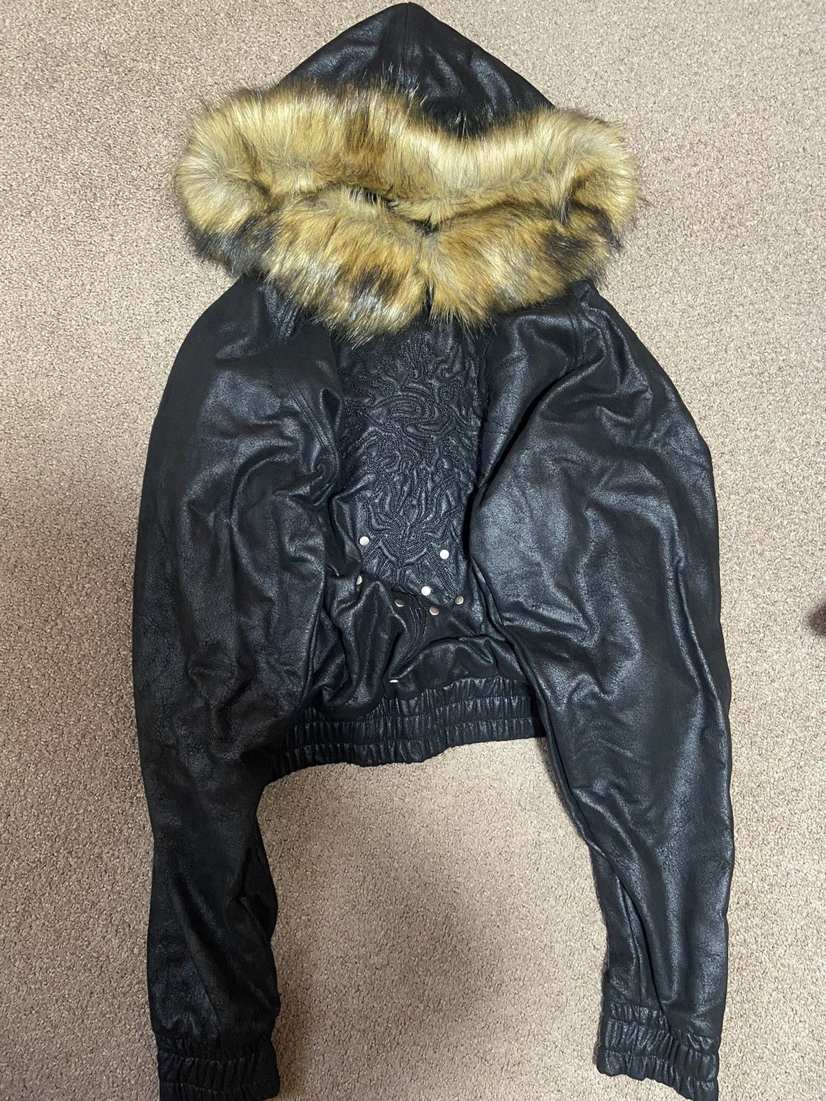 Other Black Sun Totem Fur Hoodie Size US S / EU 44-46 / 1 - 1 Thumbnail