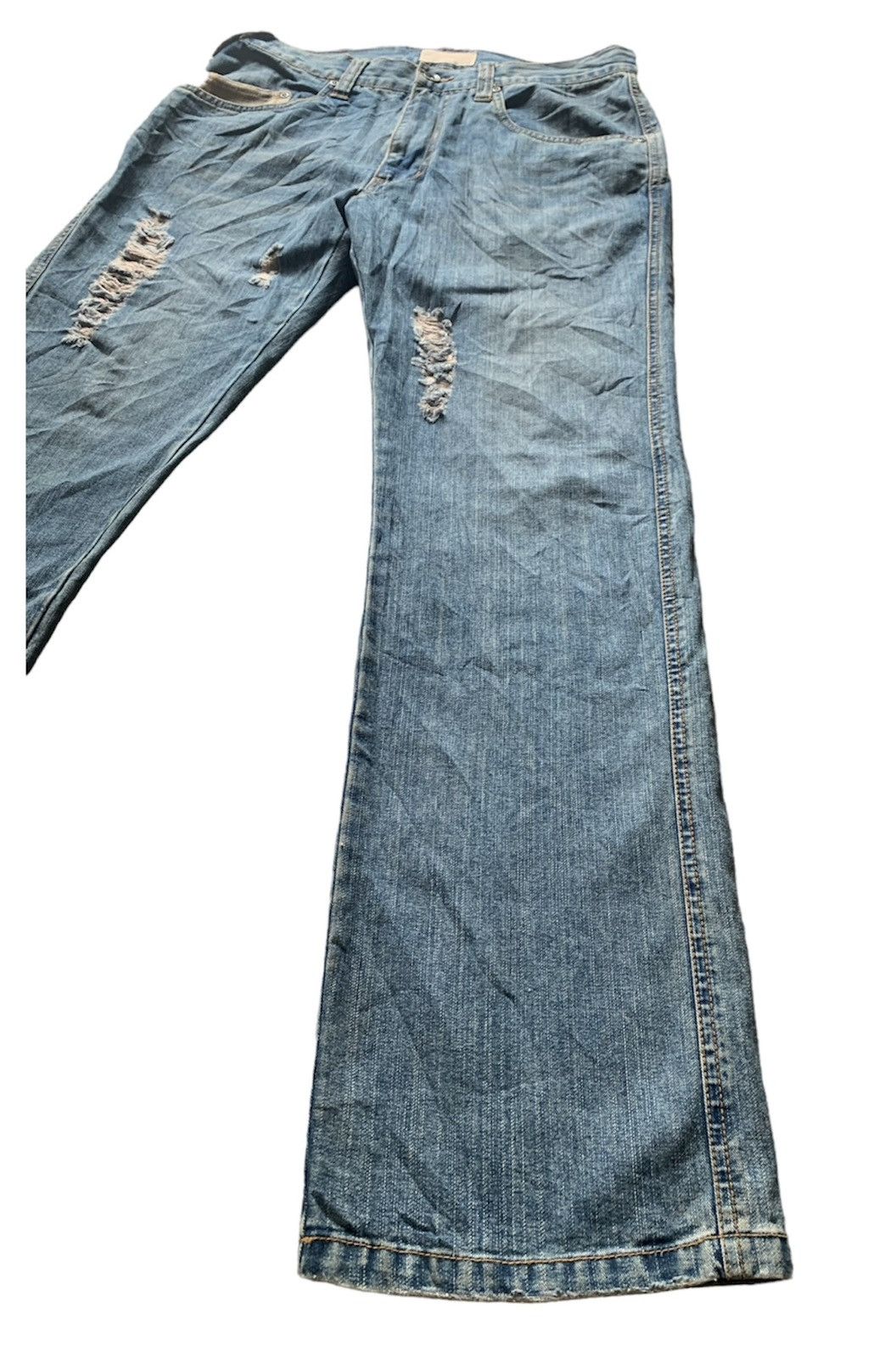 Japanese Brand DISTRESSED JEANS INSPIRED KAPITAL Size US 33 - 3 Thumbnail
