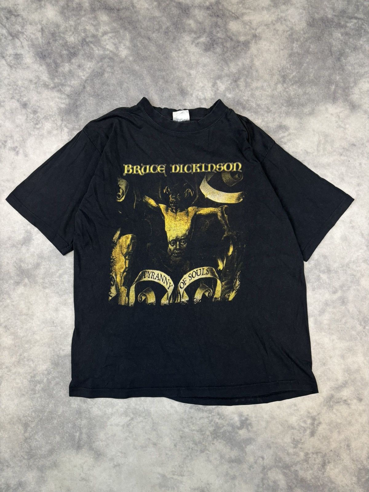 Band Tees × Vintage Iron Maiden Bruce Dickson Tyranny of Souls T shirt 90s band Size US XL / EU 56 / 4 - 1 Thumbnail