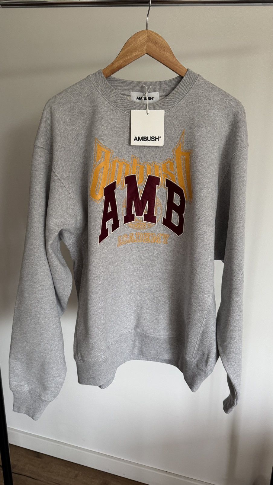Ambush Design Ambush sweatshirt new with tags S M L grey Size US S / EU 44-46 / 1 - 2 Thumbnail