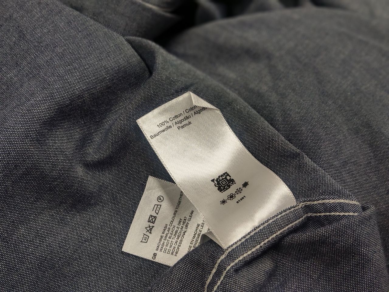 Fred Perry Fred Perry Logo Long sleeve button blue classic fit shirt Size US L / EU 52-54 / 3 - 15 Thumbnail