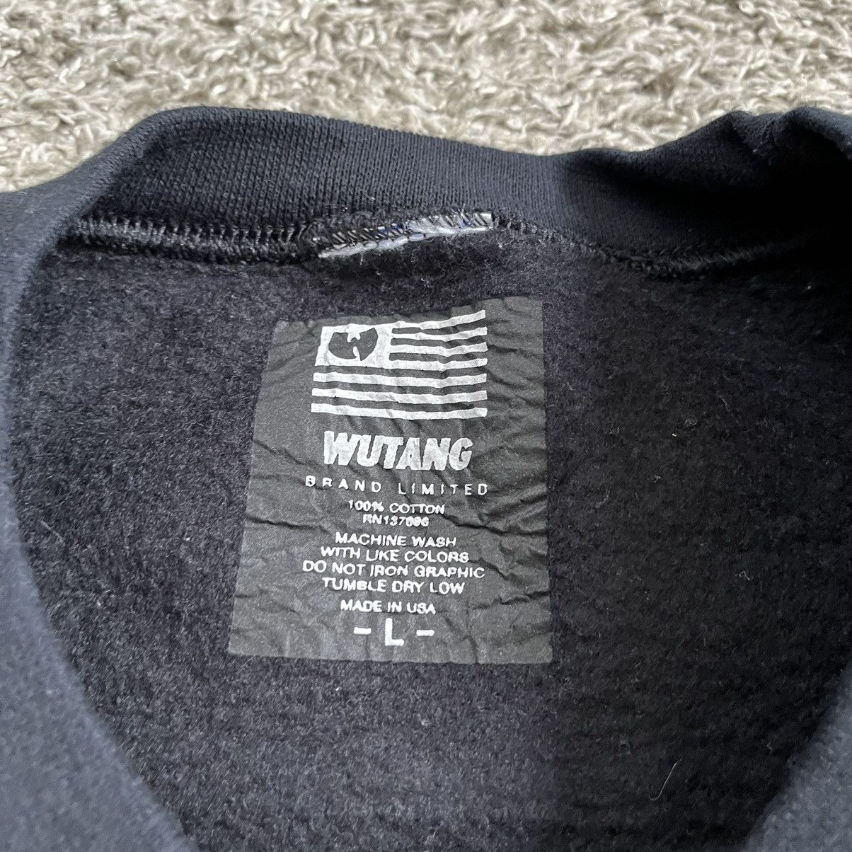 Wu-Tang Clan 🔴Wu-Tang Crewneck Size Large WuTang Sweater Black Yellow Size US L / EU 52-54 / 3 - 4 Thumbnail