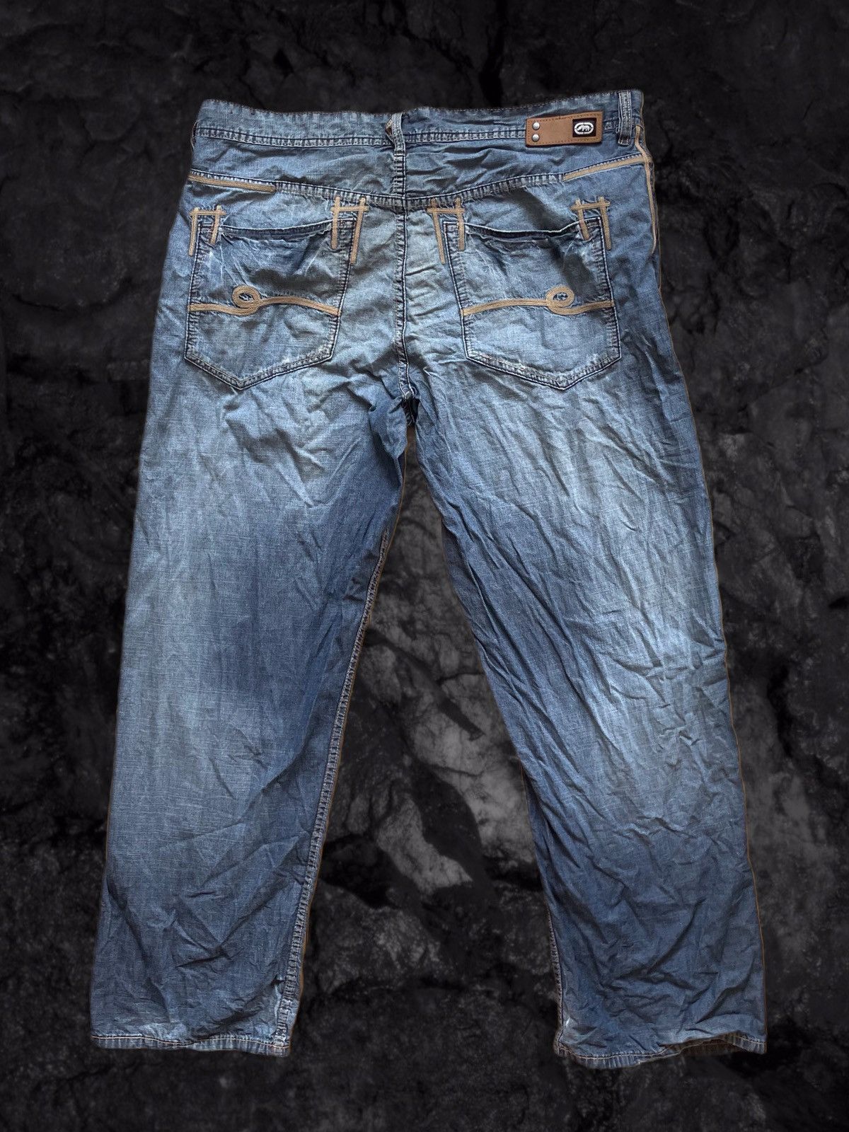 Ecko Unltd. × Vintage Wide baggy pants streetwear Y2K Size US 41 - 1 Thumbnail