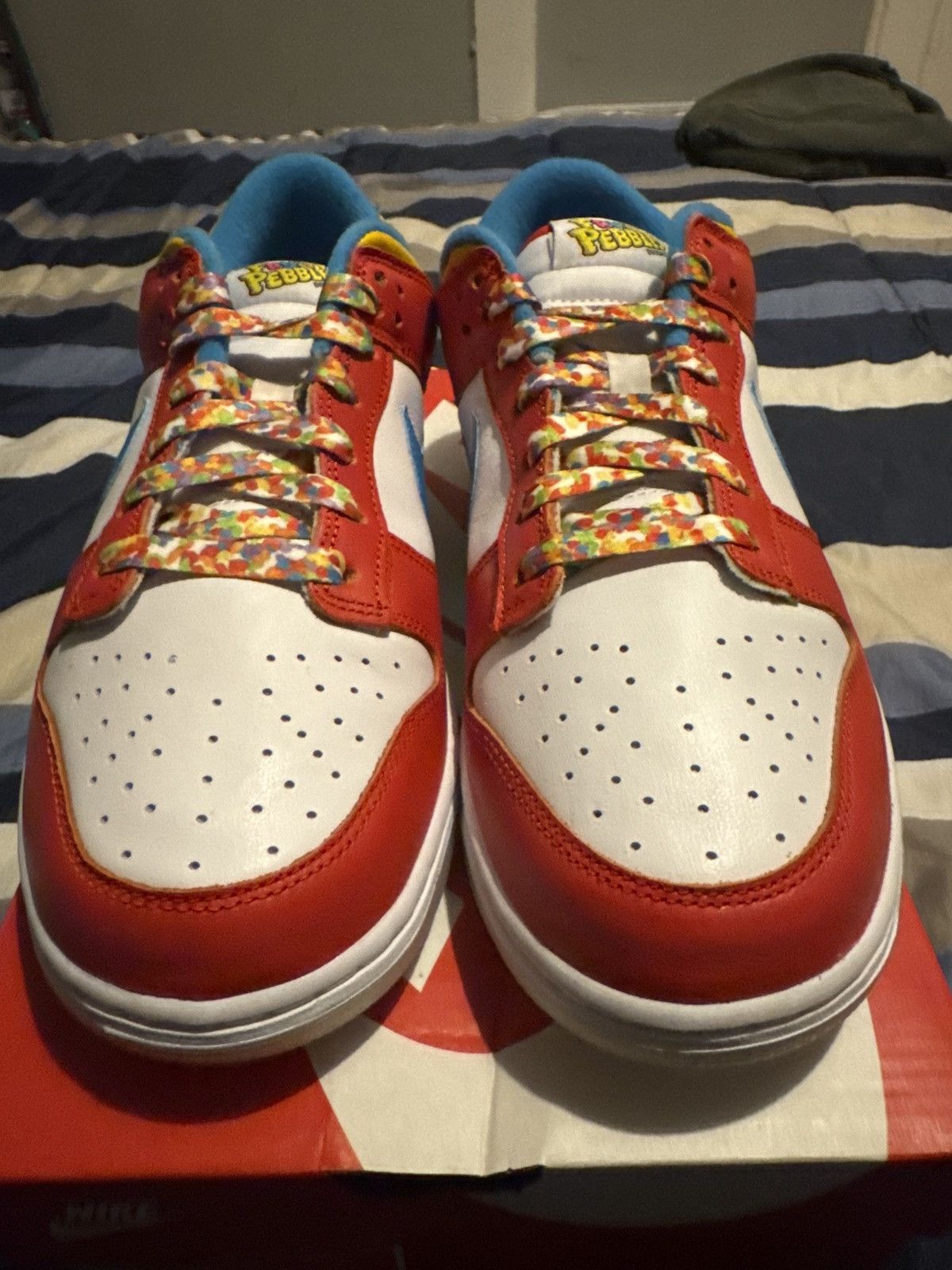 Nike Nike Dunk Low Lebron James Fruity Pebbles Size US 9 / EU 42 - 3 Thumbnail
