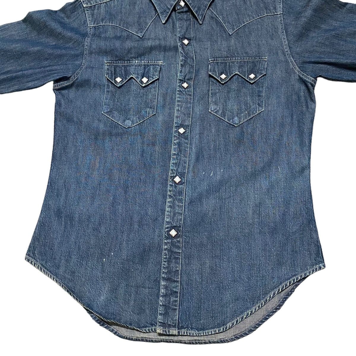 Sugar Cane Vintage Sugarcane Western Denim Shirt Size US M / EU 48-50 / 2 - 4 Thumbnail
