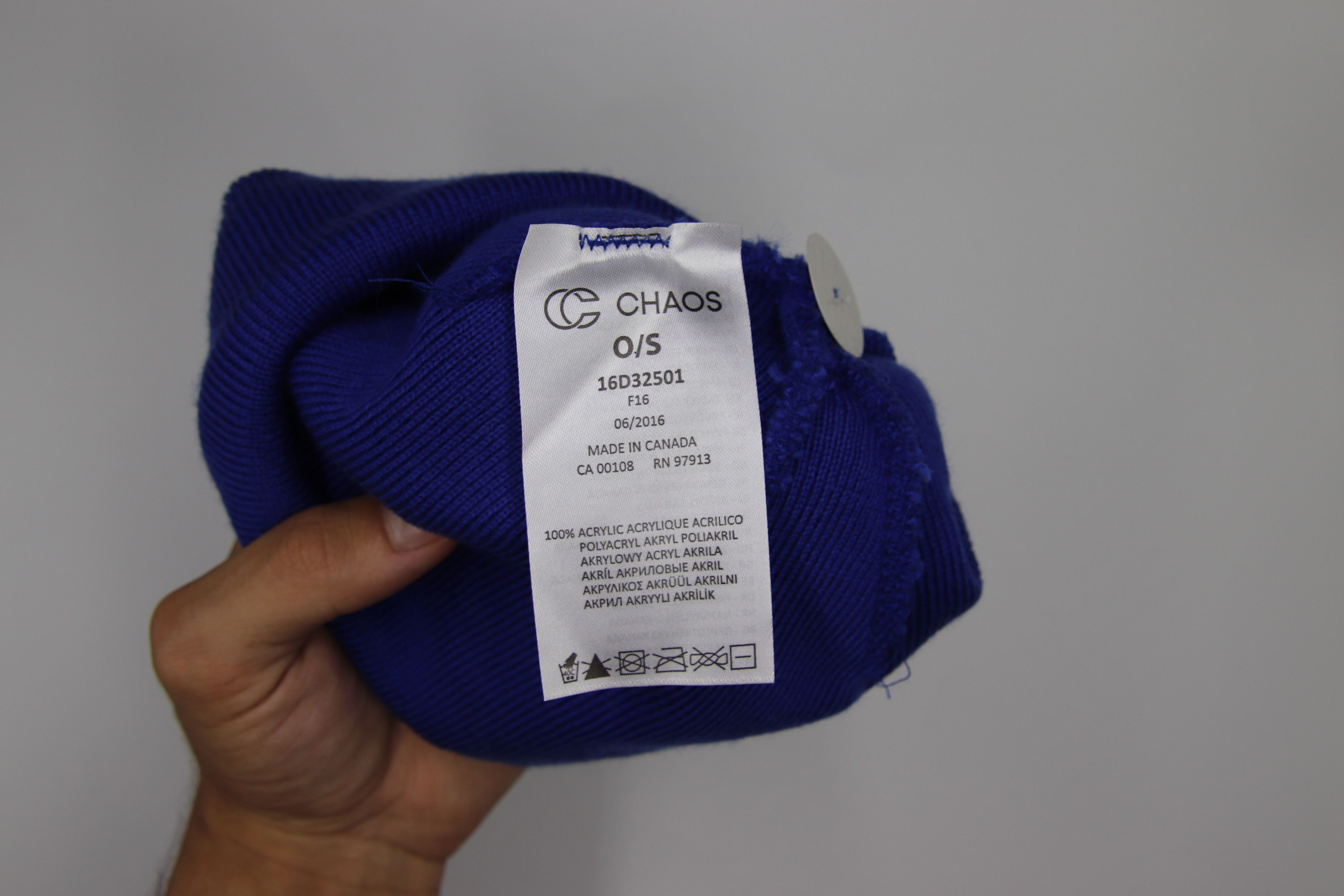 Other Chaos Mustang Beanie Blue Size ONE SIZE - 3 Thumbnail